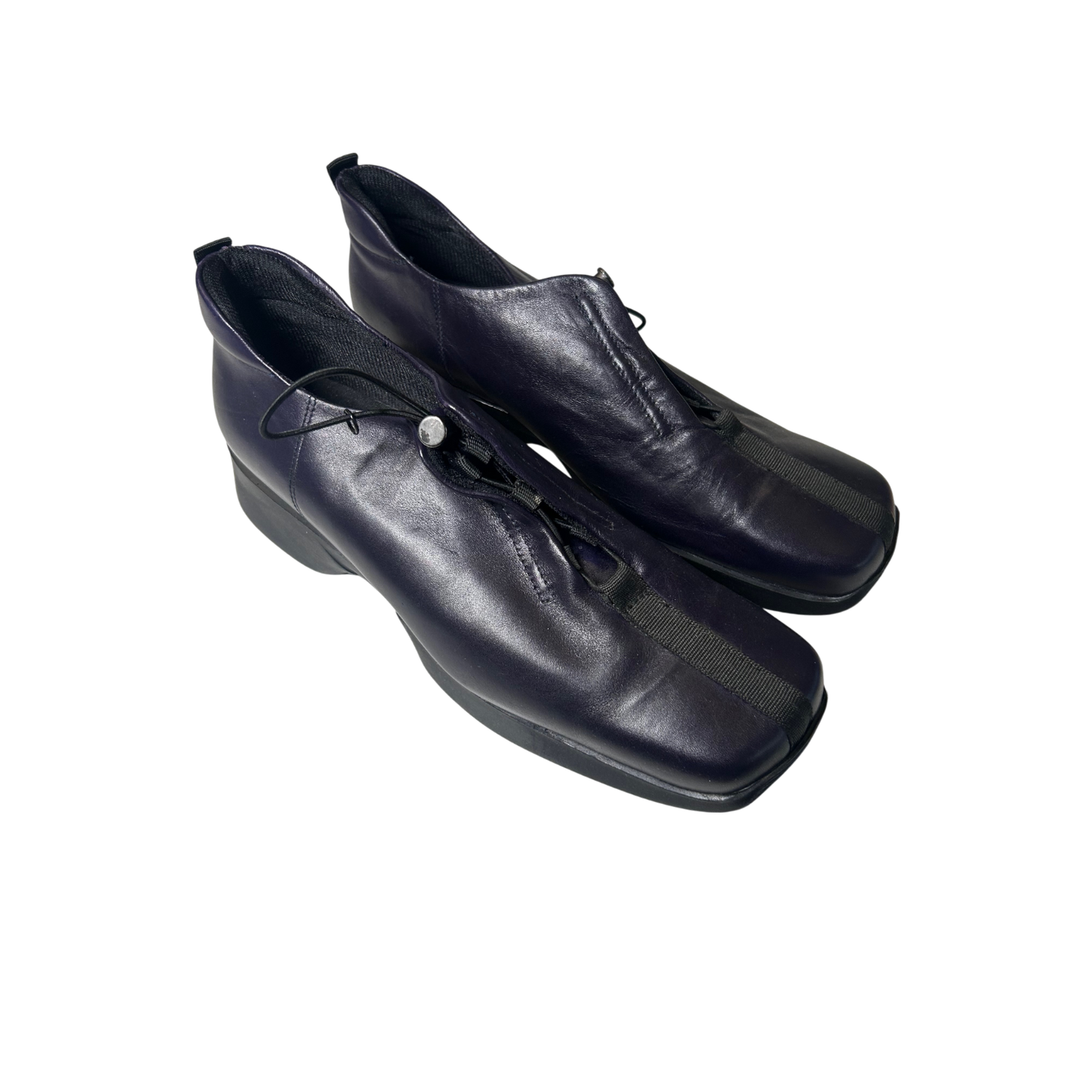 Andrea Conti Damen Halbschuhe Leder Violett Elegant Freizeit Business Gr 40