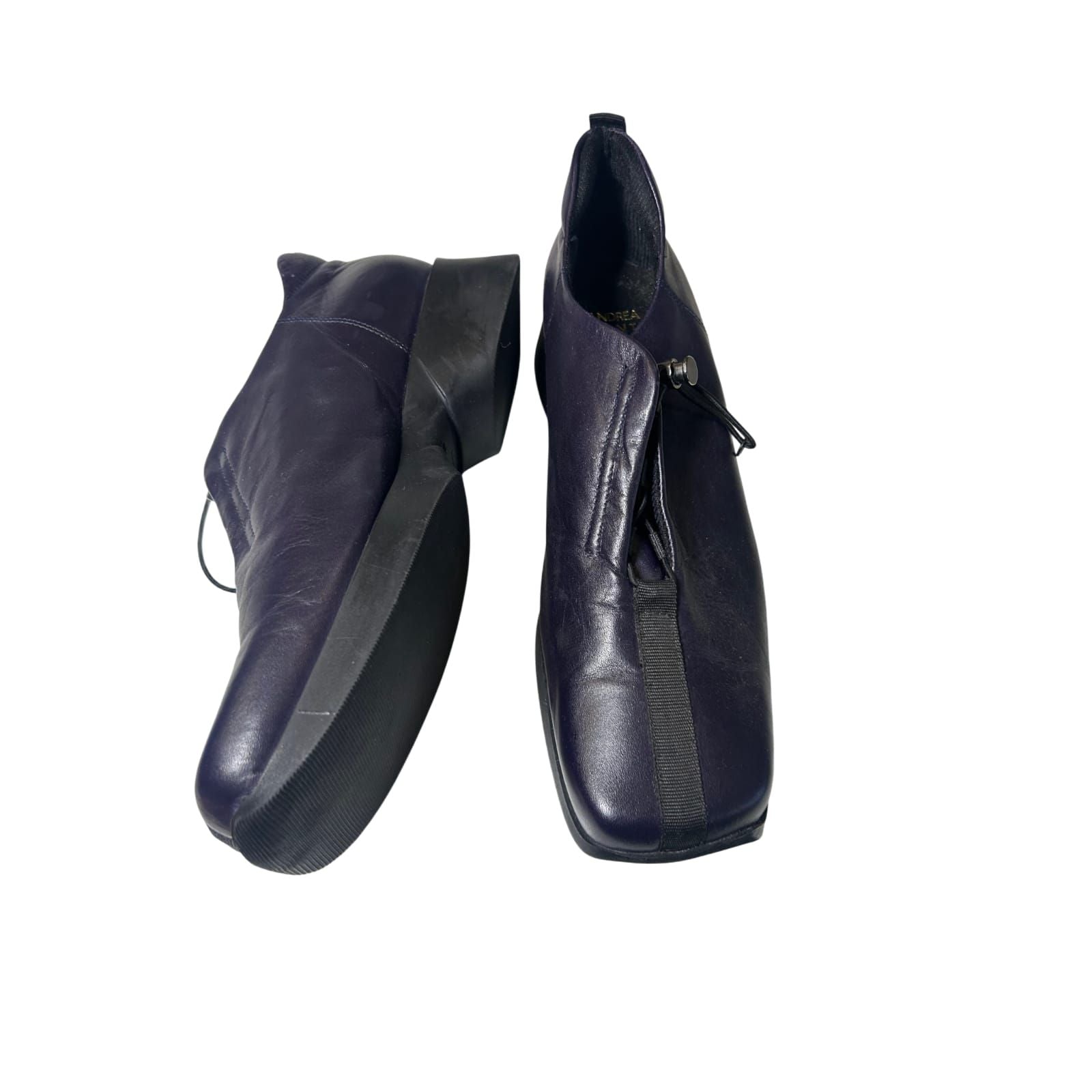 Andrea Conti Damen Halbschuhe Leder Violett Elegant Freizeit Business Gr 40