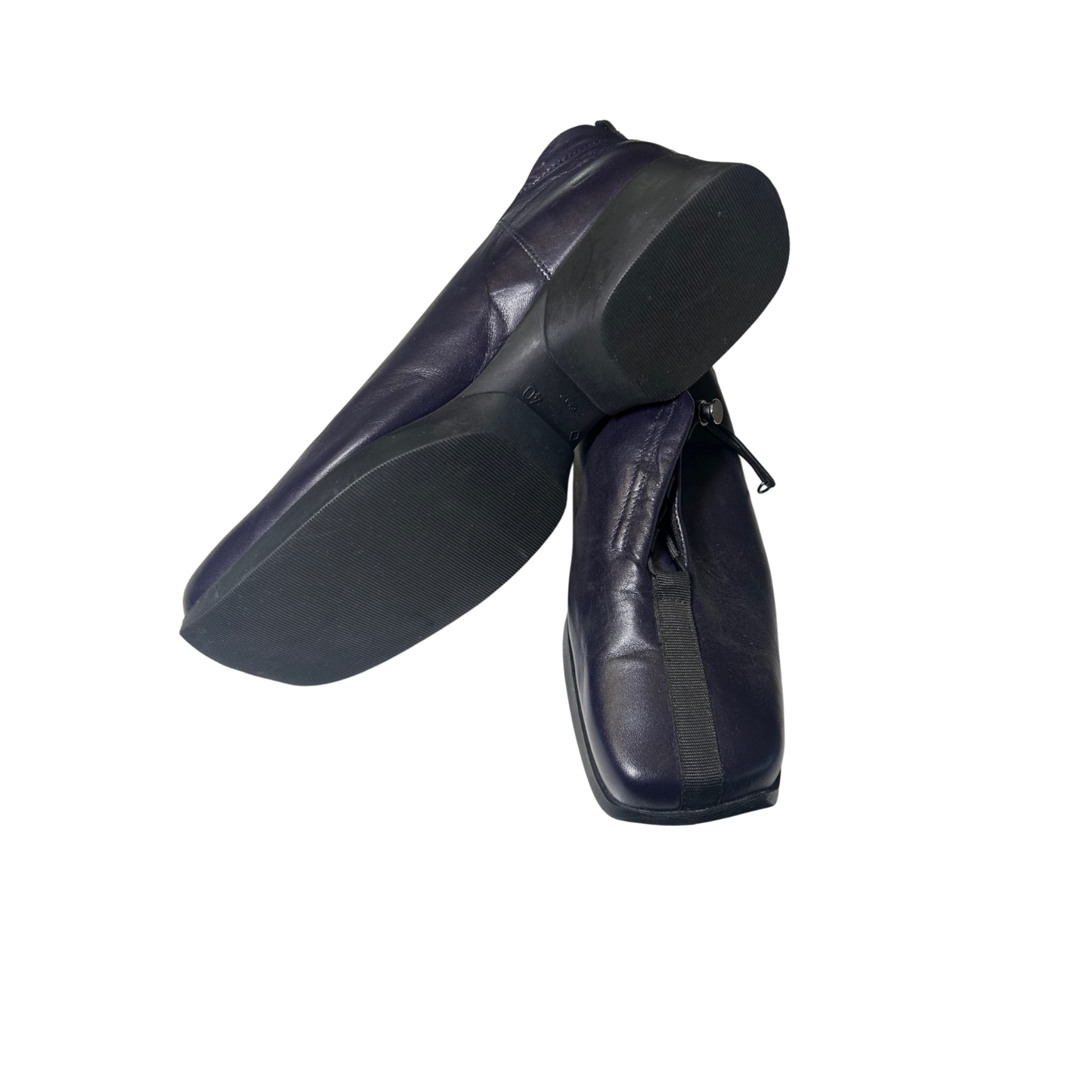 Andrea Conti Damen Halbschuhe Leder Violett Elegant Freizeit Business Gr 40