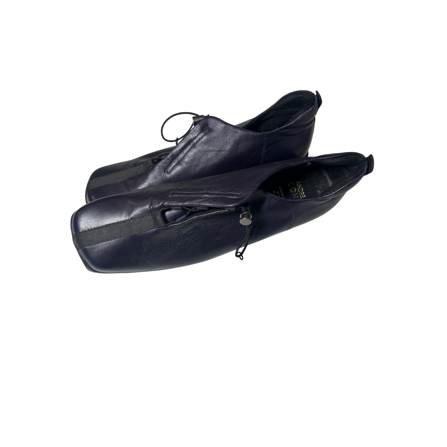 Andrea Conti Damen Halbschuhe Leder Violett Elegant Freizeit Business Gr 40