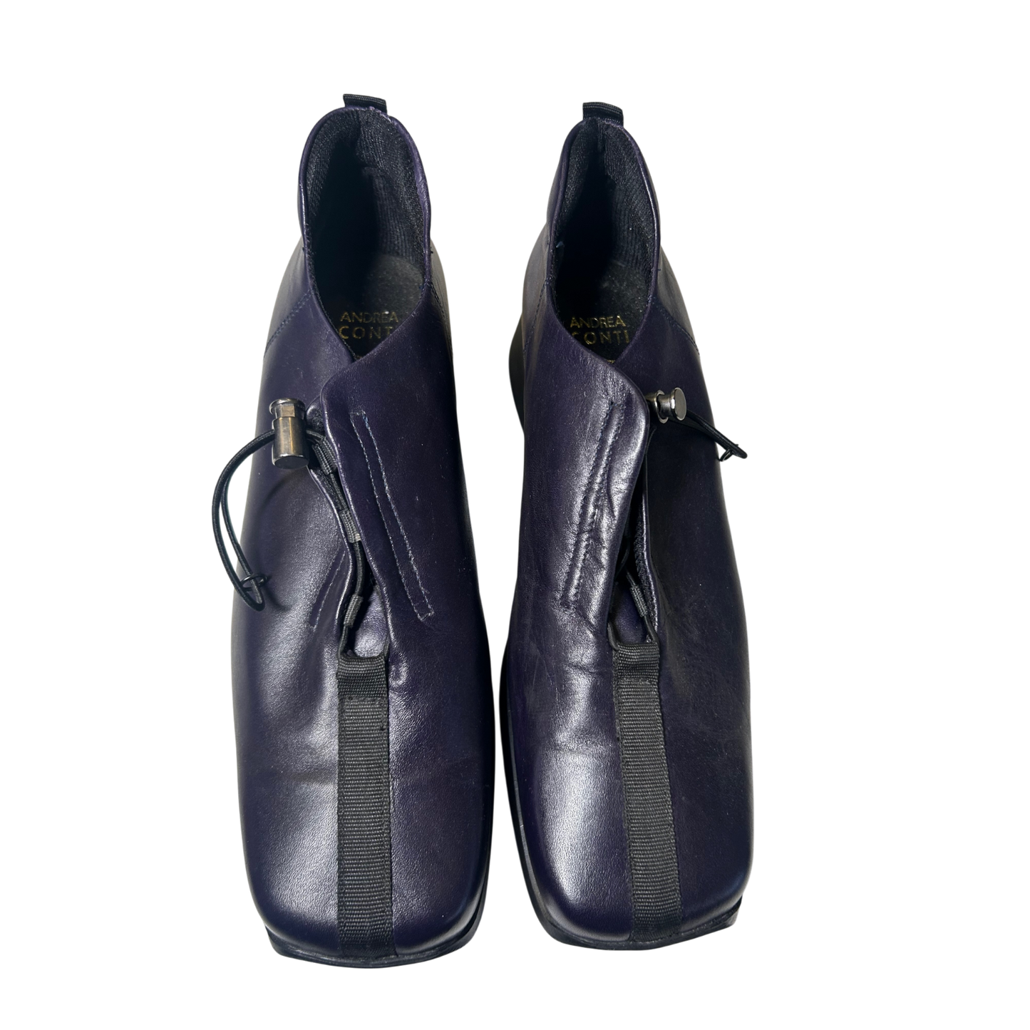 Andrea Conti Damen Halbschuhe Leder Violett Elegant Freizeit Business Gr 40