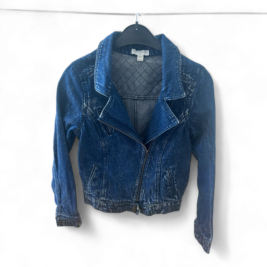 Damen Jeansjacke S Blau – Cotton On – Kurz & tailliert – Top Zustand