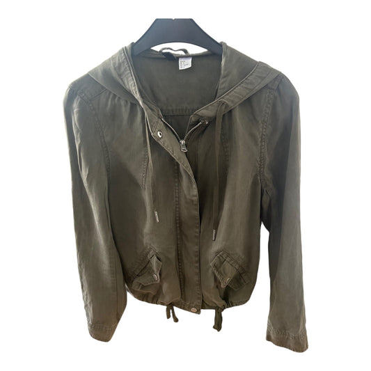 Divided Blousonjacke 36 Khaki – Lyocell – Used Look – Kurz & Lässig