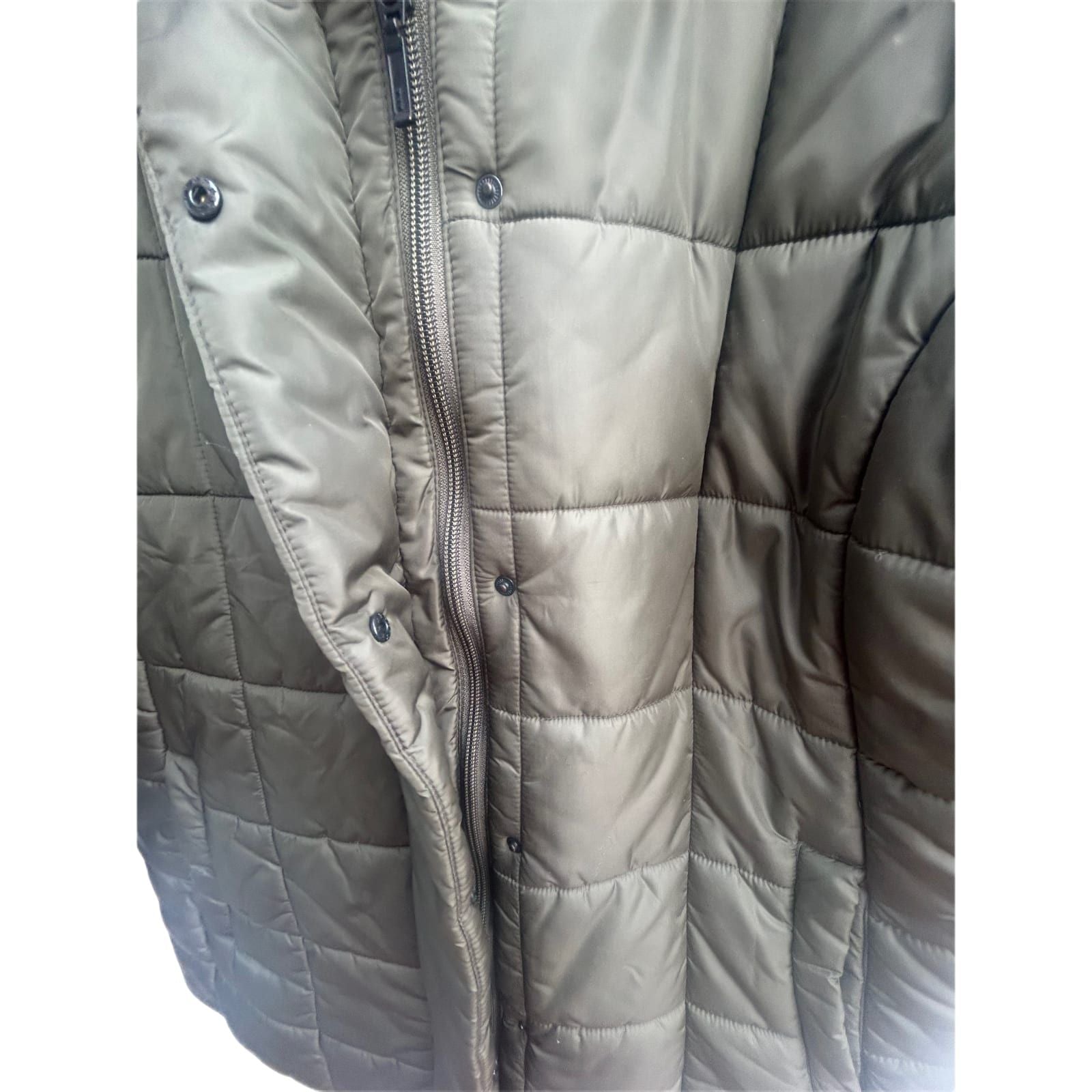 H&M Steppjacke Damen Größe L Oliv Leichte Winterjacke Warm Gesteppt