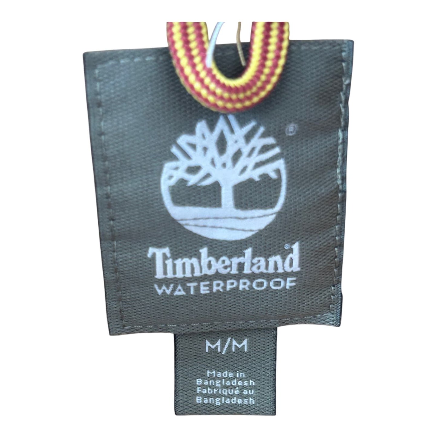 Timberland Herrenjacke M Braun Waterproof 100 % Nylon Outdoor Kapuze Logo