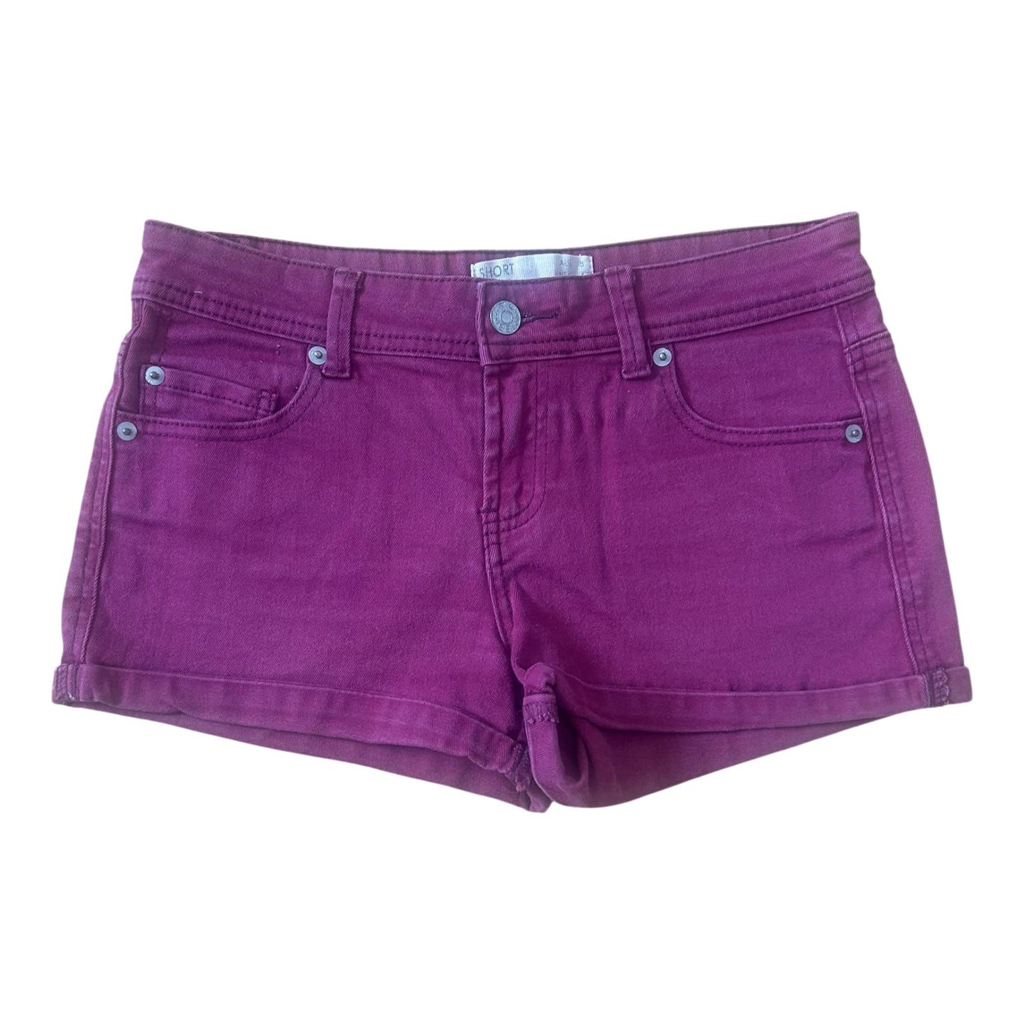 Damen Shorts Pink Größe 36 Baumwolle Sommer Kurz Basic Freizeit Look