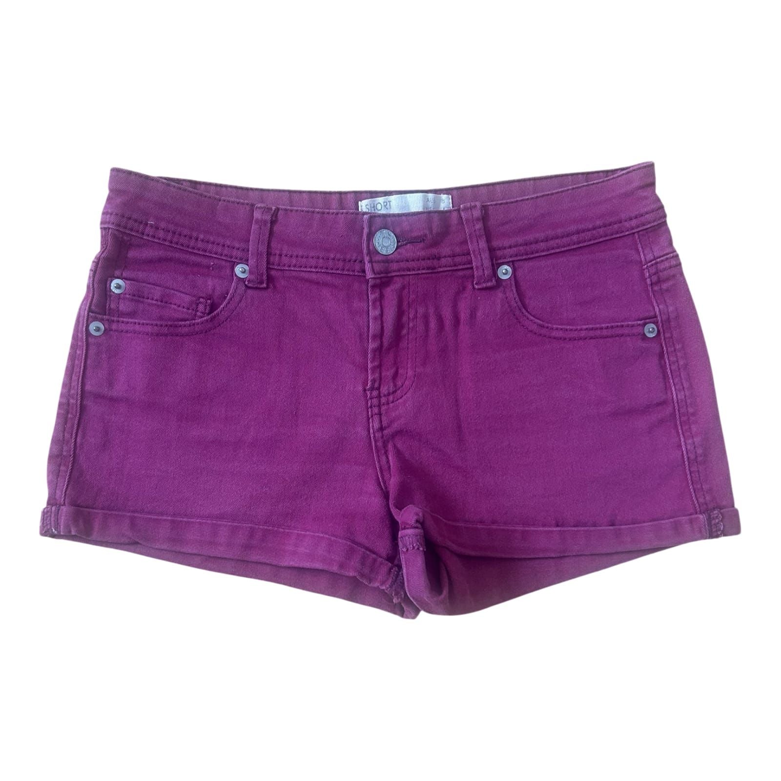 Damen Shorts Pink Größe 36 Baumwolle Sommer Kurz Basic Freizeit Look