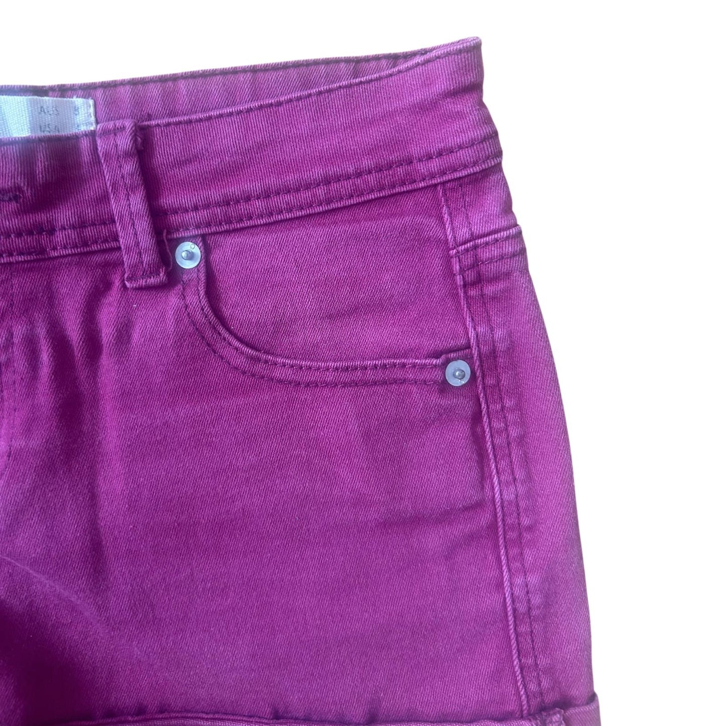 Damen Shorts Pink Größe 36 Baumwolle Sommer Kurz Basic Freizeit Look