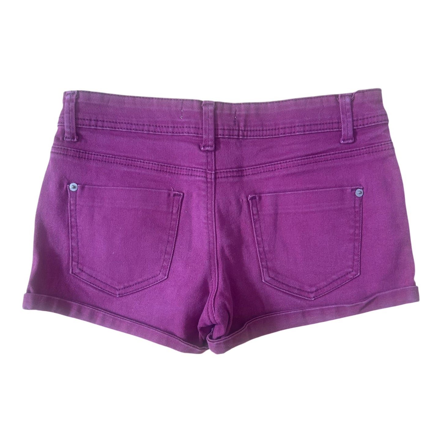 Damen Shorts Pink Größe 36 Baumwolle Sommer Kurz Basic Freizeit Look