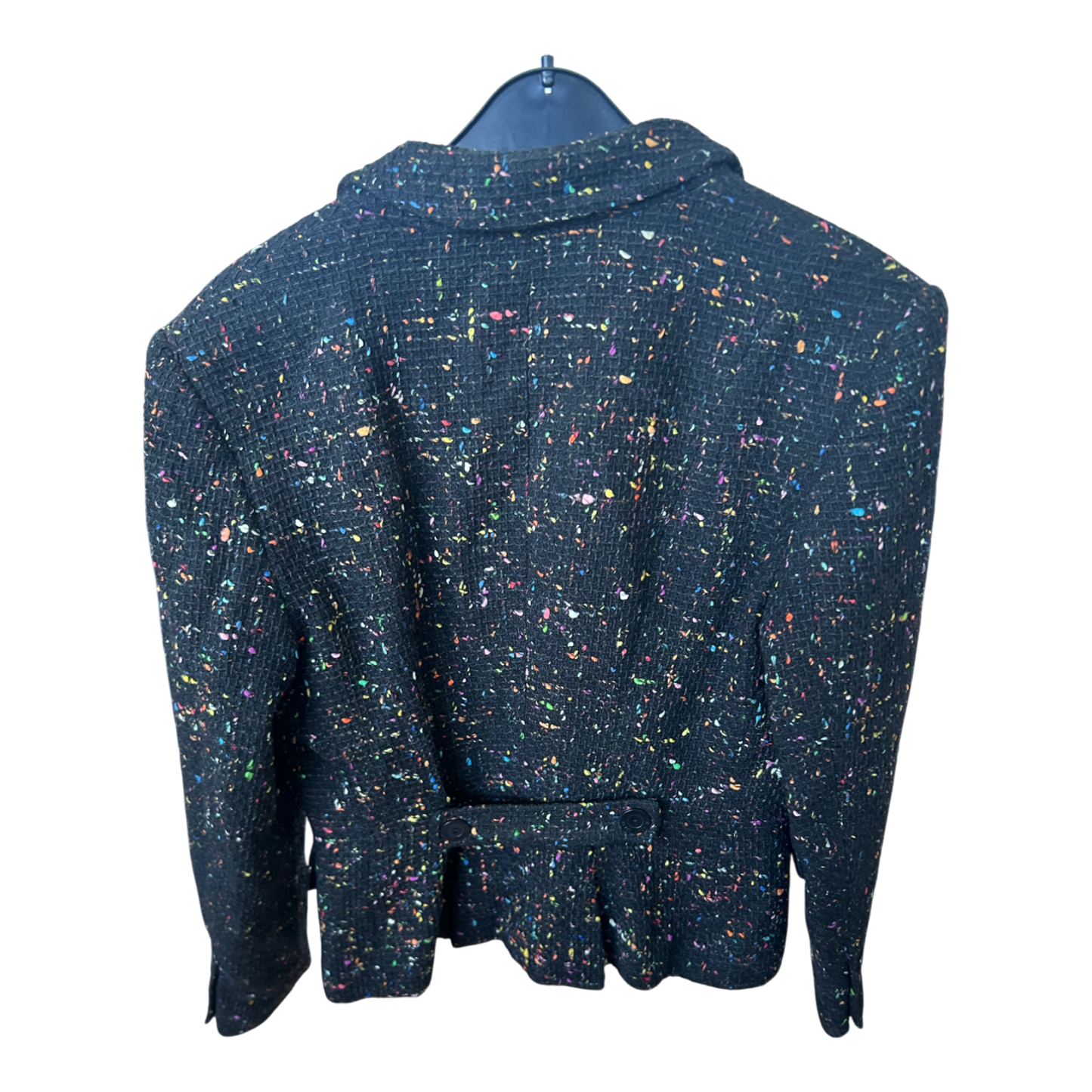 Blacky Dress Blazer Damen 40 Schwarz Bunt Klassisch Kurz Tailliert Elegant