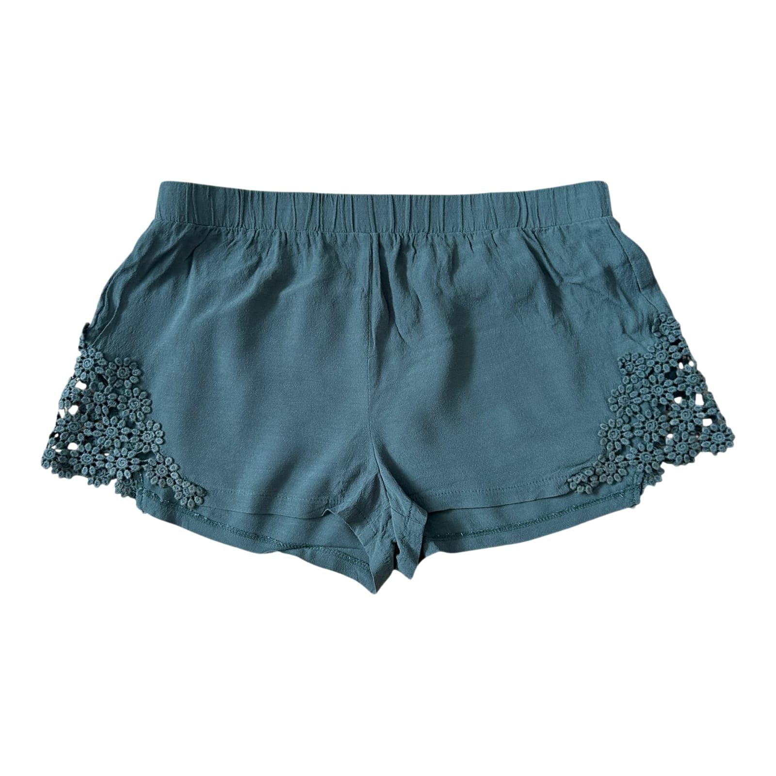 Forever 21 Shorts Damen Khaki Sommer Leicht Locker Gummibund Größe M