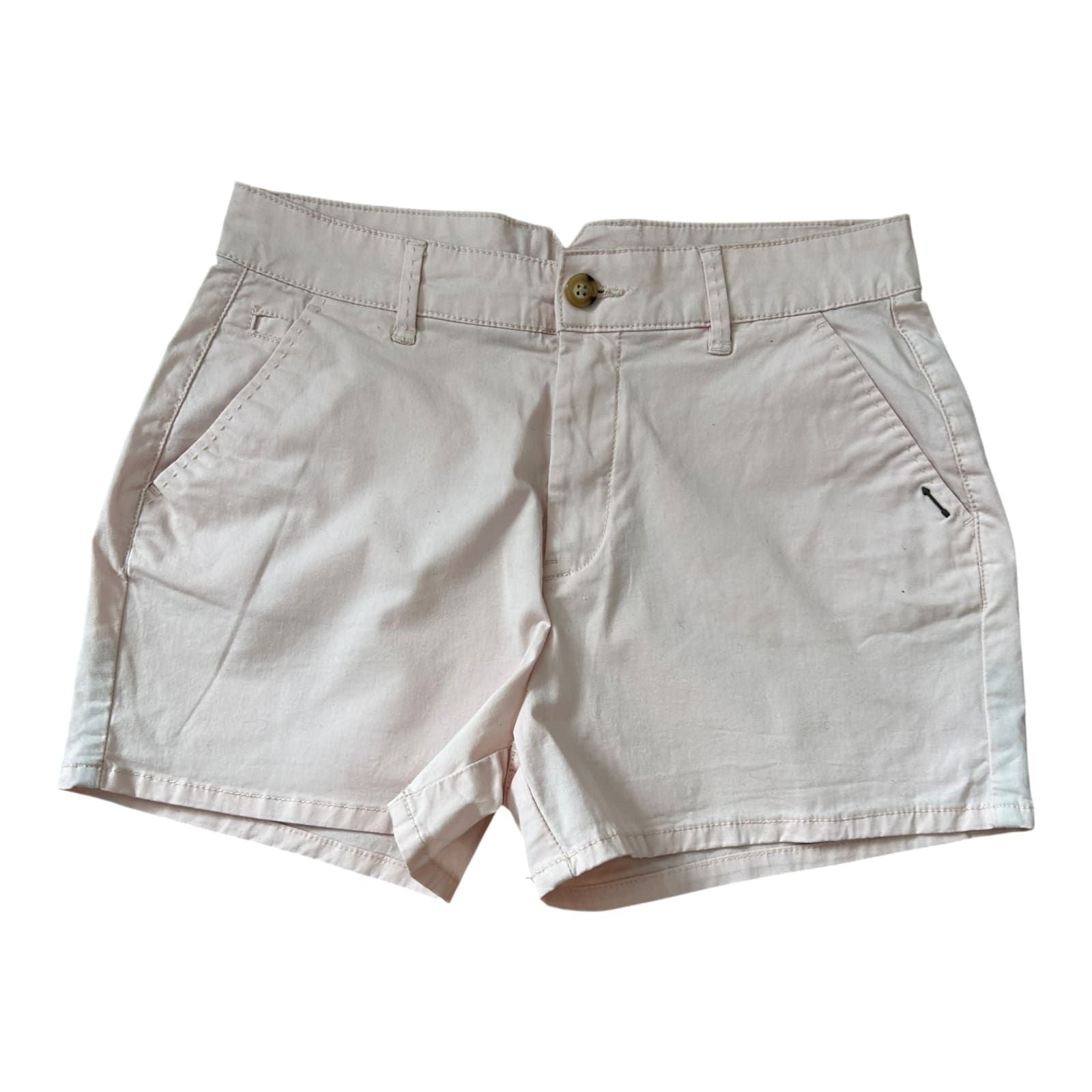 Clockhouse Shorts Damen Rosa Baumwolle Stretch Sommer Basic Freizeit Gr 38