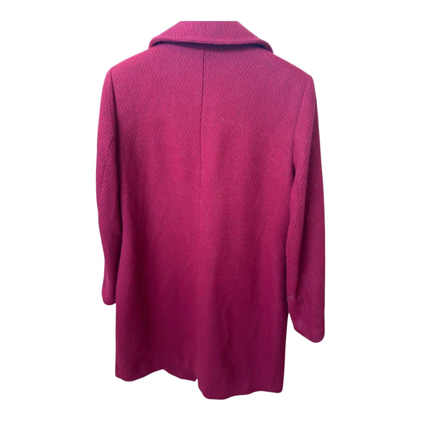 Rick Cardona Mantel Damen Gr 40 Rot Wollmix Blazermantel Elegant Herbst Winter