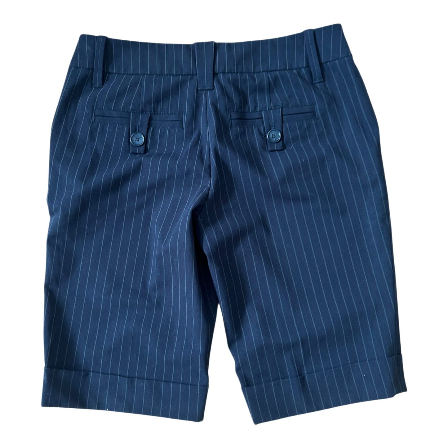 Esprit Shorts Damen Schwarz Nadelstreifen Business Elegant Sommer Gr 38