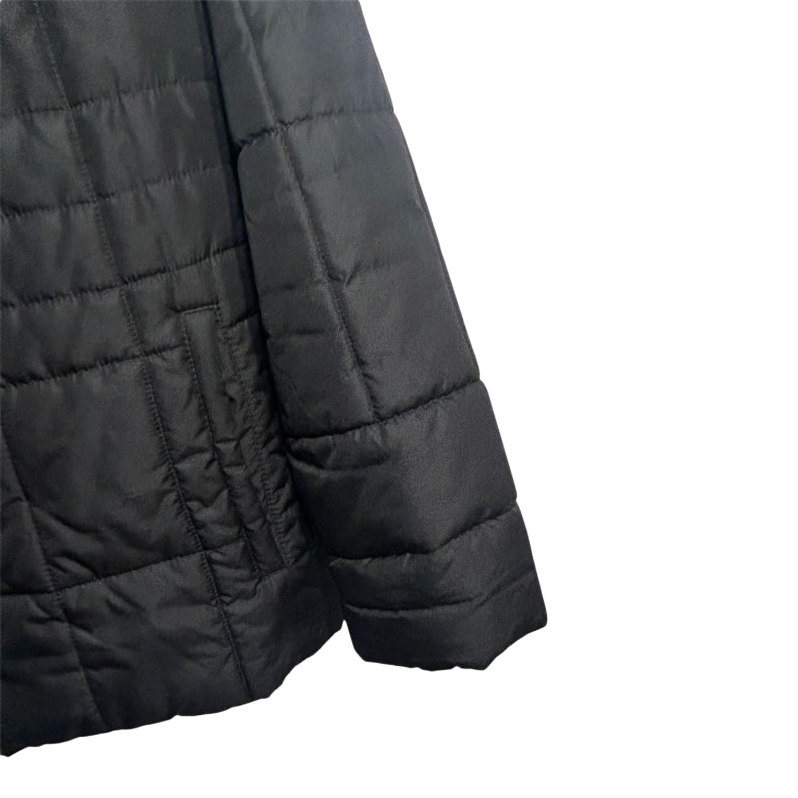 Taifun Jacke Damen Gr 46 Schwarz Steppjacke Warm Übergangsjacke Reißverschluss Neu