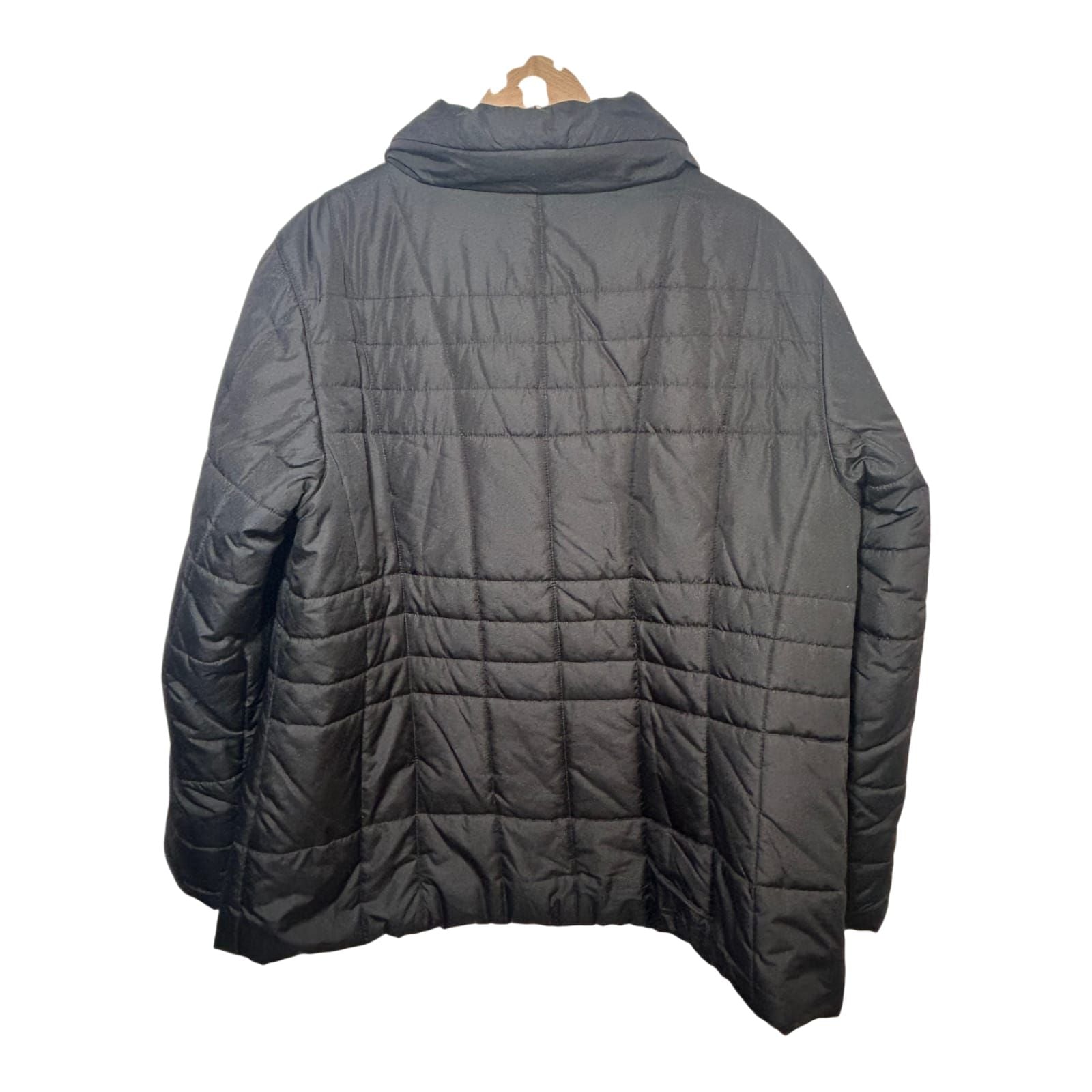 Taifun Jacke Damen Gr 46 Schwarz Steppjacke Warm Übergangsjacke Reißverschluss Neu