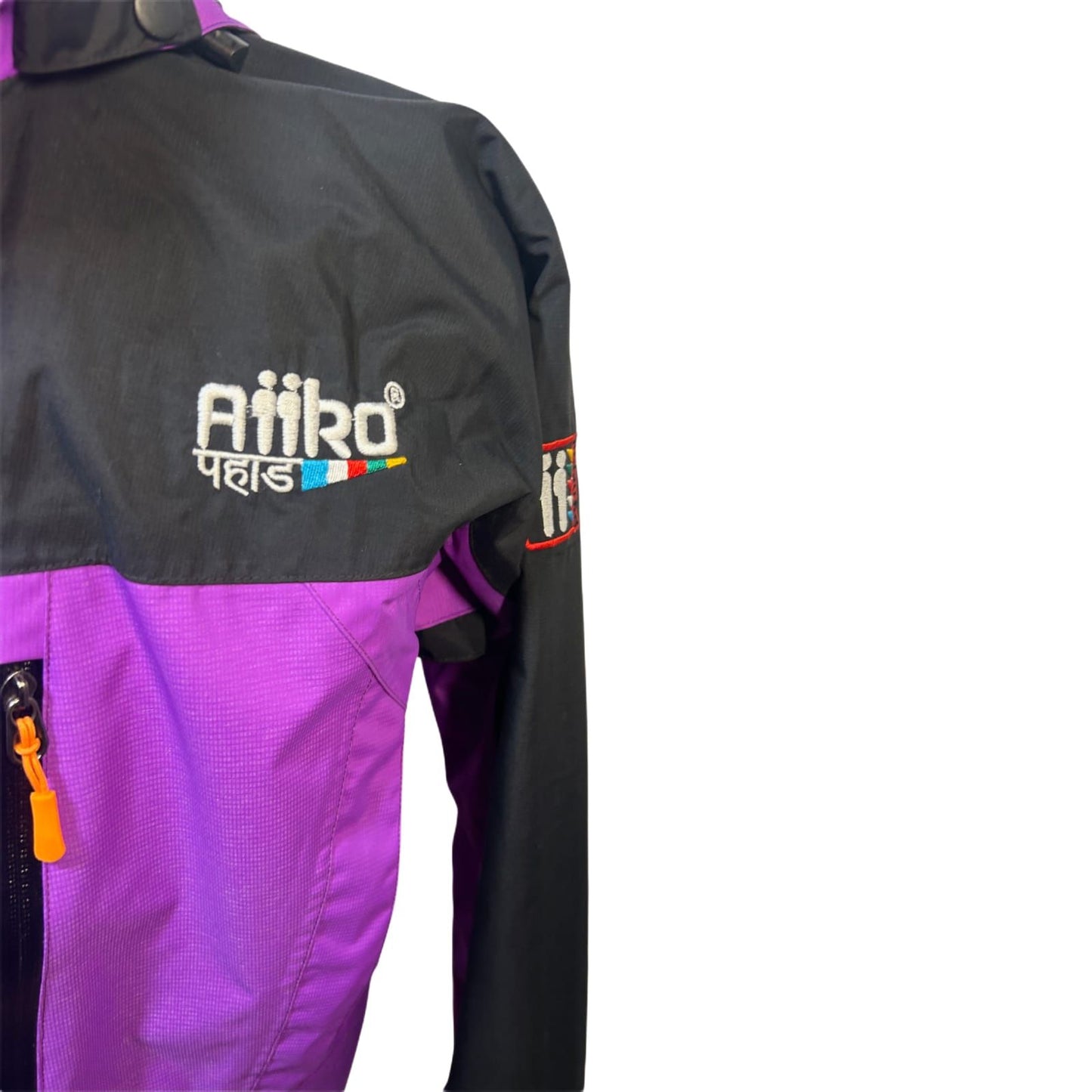 NEU AiiKo Outdoorjacke Violett 2in1 Gr M  Fleece Kapuze Nepal Unisex