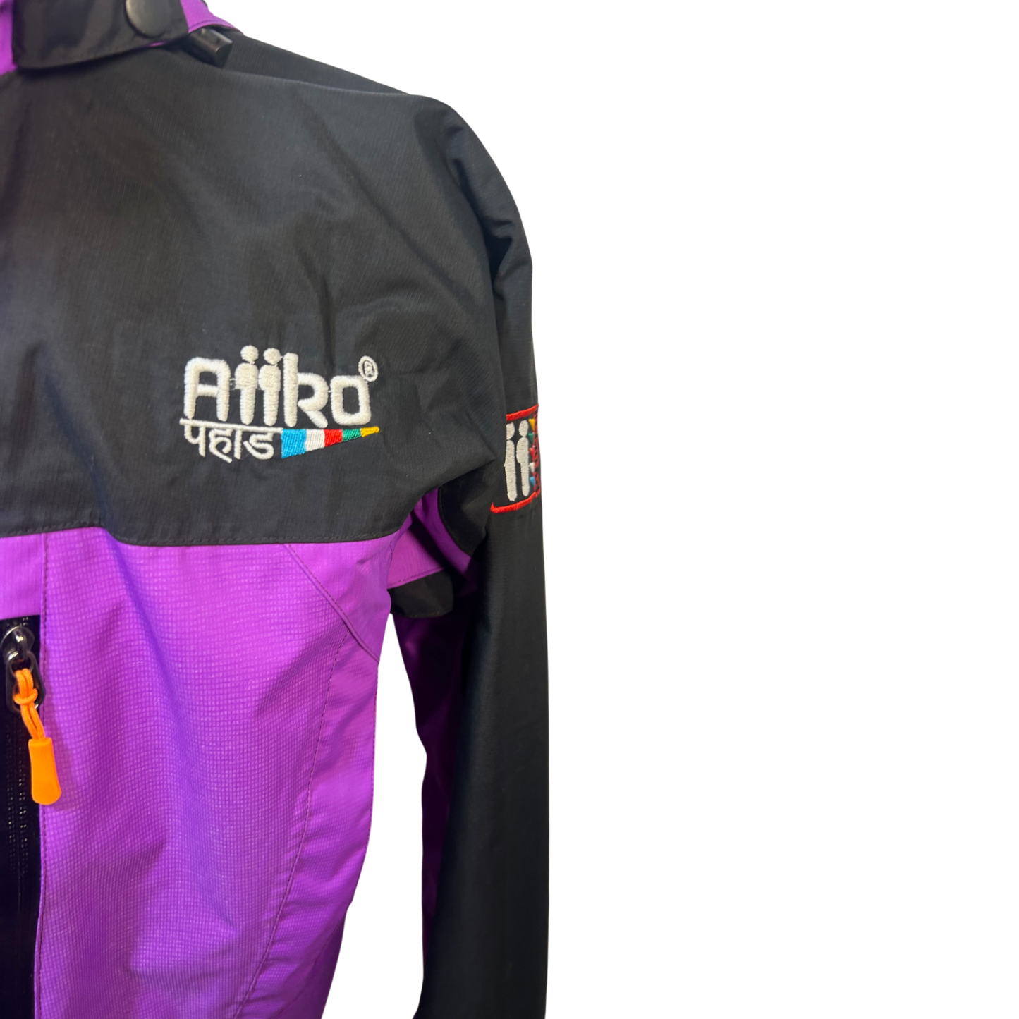 NEU AiiKo Outdoorjacke Violett 2in1 Gr M  Fleece Kapuze Nepal Unisex