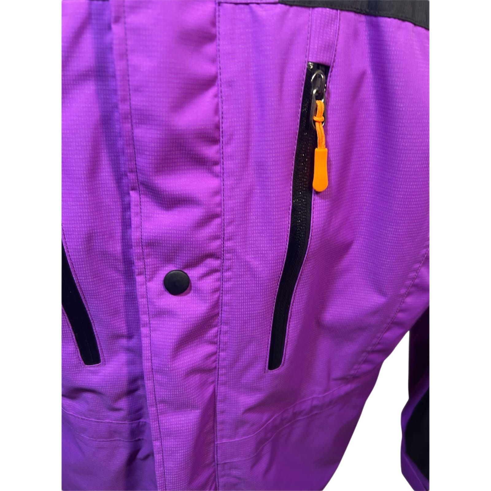 NEU AiiKo Outdoorjacke Violett 2in1 Gr M  Fleece Kapuze Nepal Unisex