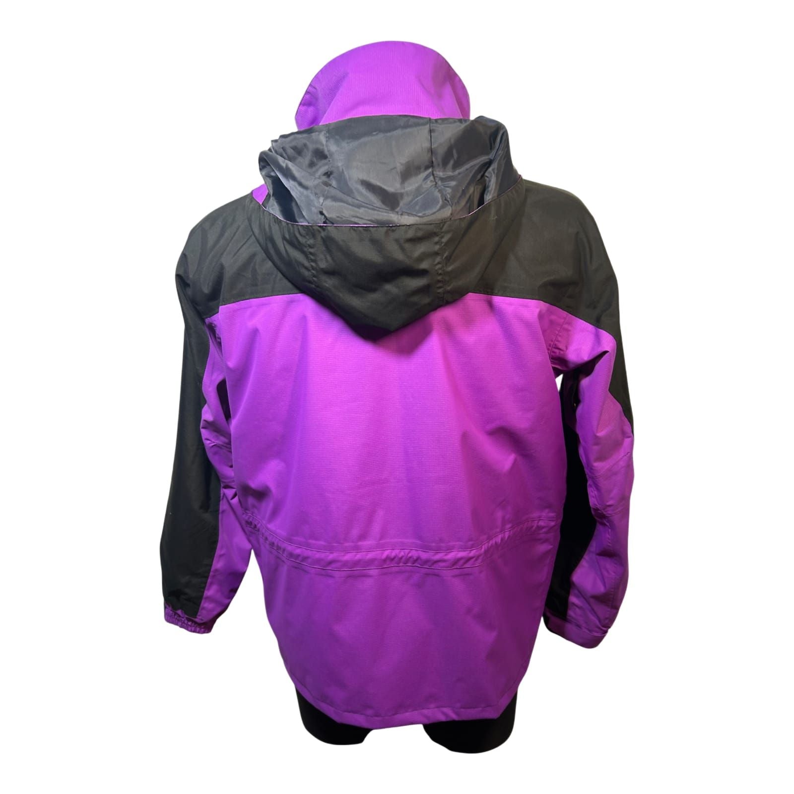 NEU AiiKo Outdoorjacke Violett 2in1 Gr M  Fleece Kapuze Nepal Unisex