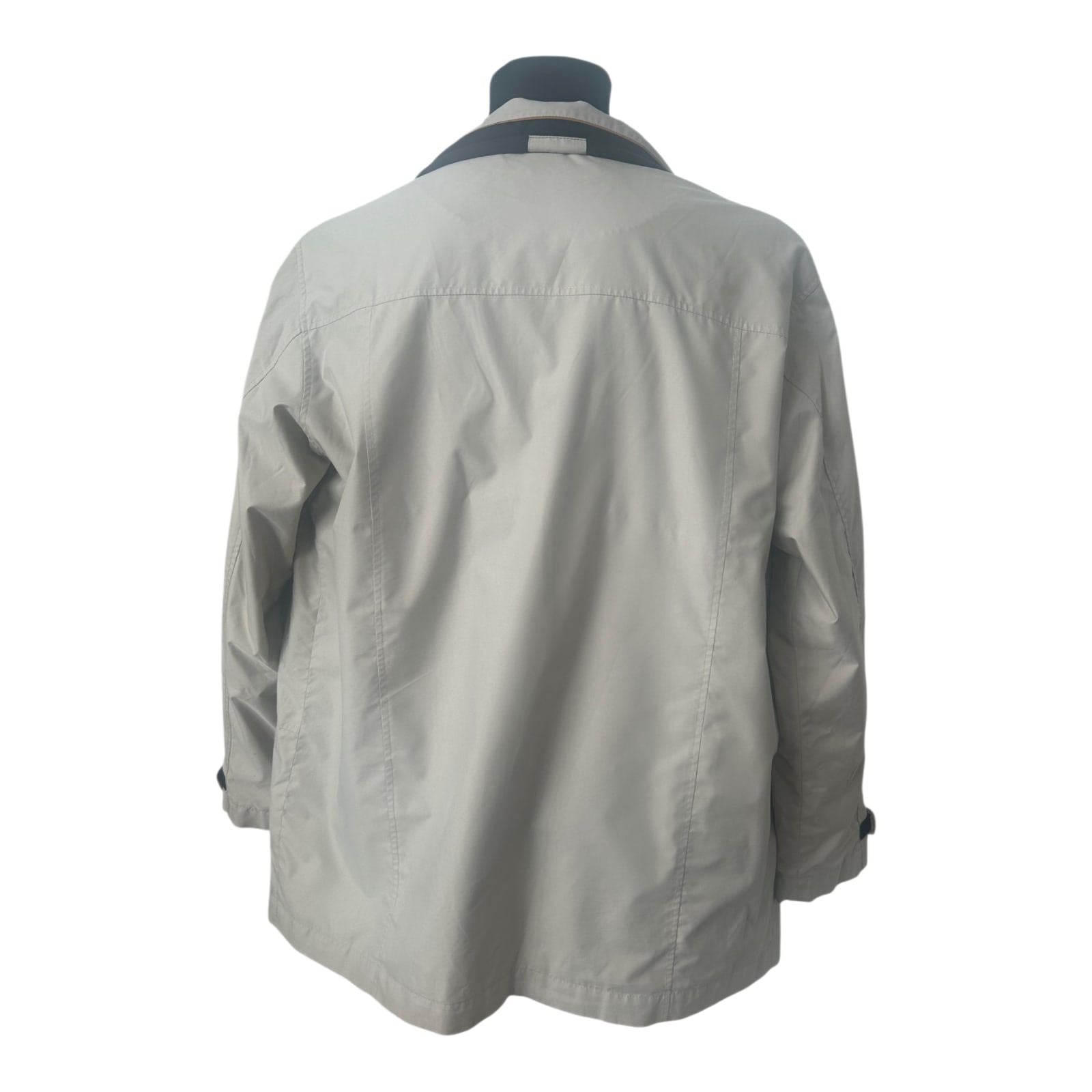 Greenfield Men Jacke Herren Gr 50 Beige Übergang Freizeit Reißverschluss
