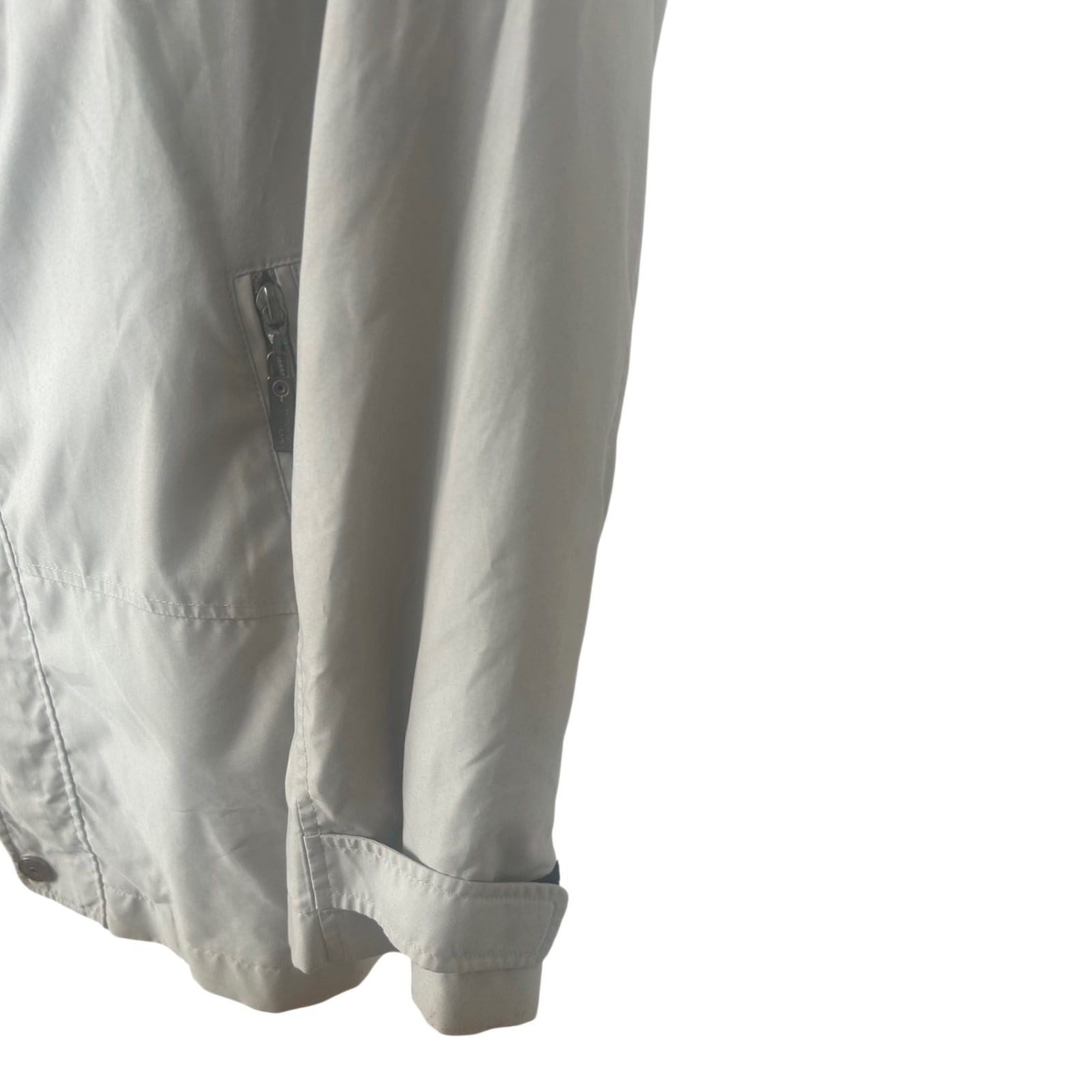 Greenfield Men Jacke Herren Gr 50 Beige Übergang Freizeit Reißverschluss