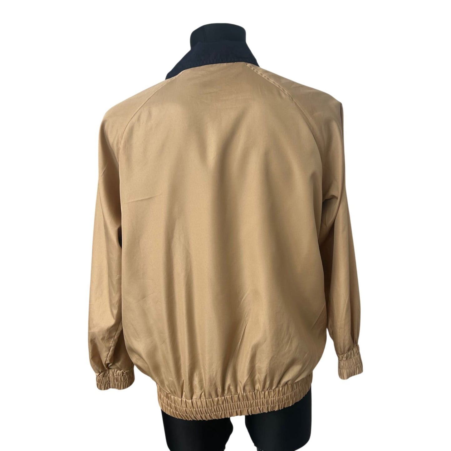 Pierre Balmain Jacke Herren L Beige Leicht Reißverschluss Vintage Stil