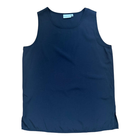 Barisal Damen Top 40 Schwarz Viskose Mix Ärmellos Elegant Basic Sommer Bluse