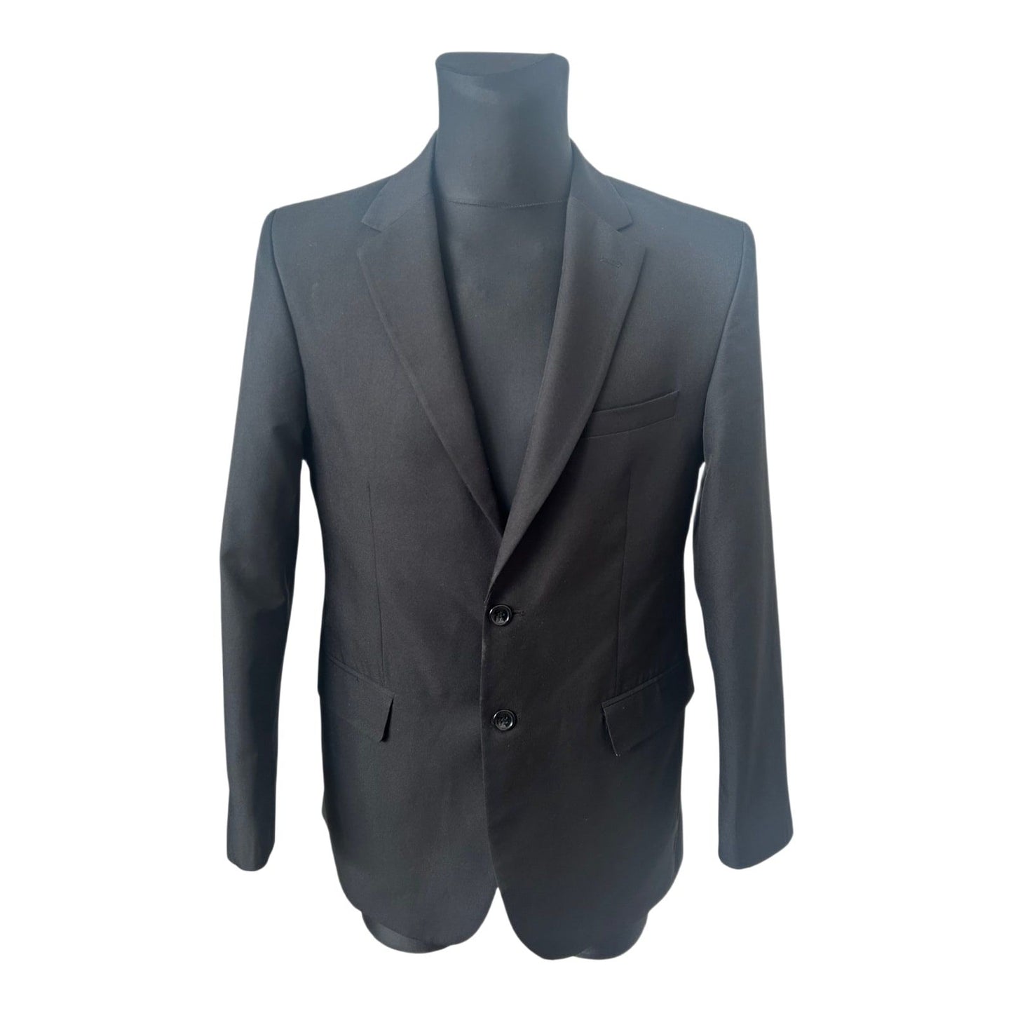 Sakko Herren Gr 50 Schwarz Blazer Elegant Italien Business Klassisch