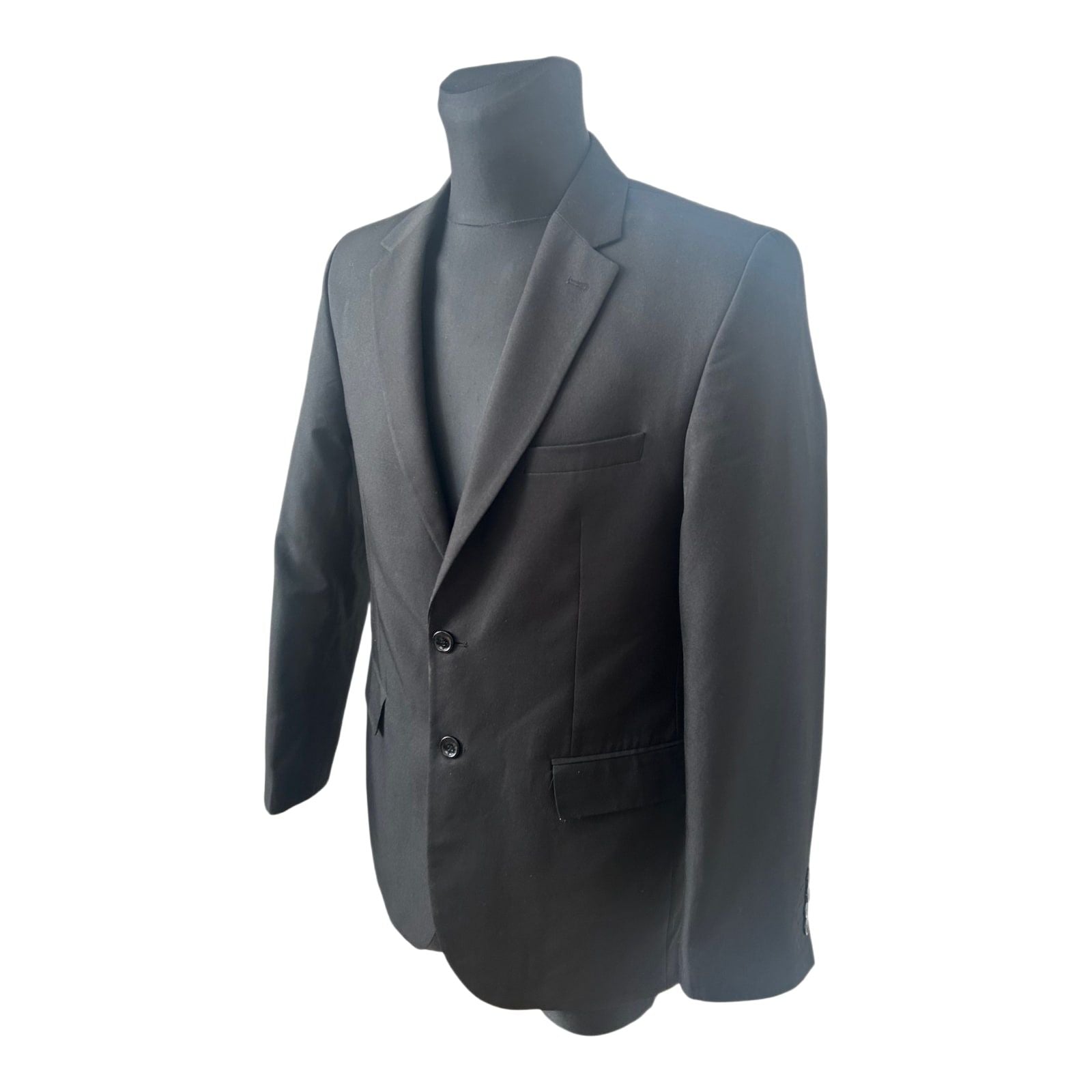 Sakko Herren Gr 50 Schwarz Blazer Elegant Italien Business Klassisch