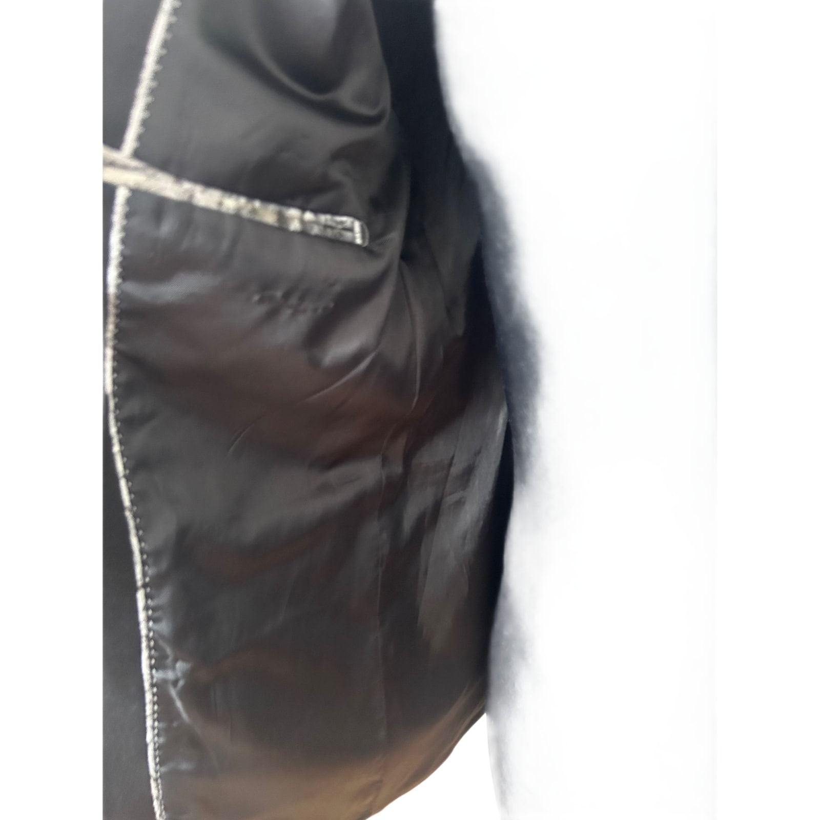 Sakko Herren Gr 50 Schwarz Blazer Elegant Italien Business Klassisch