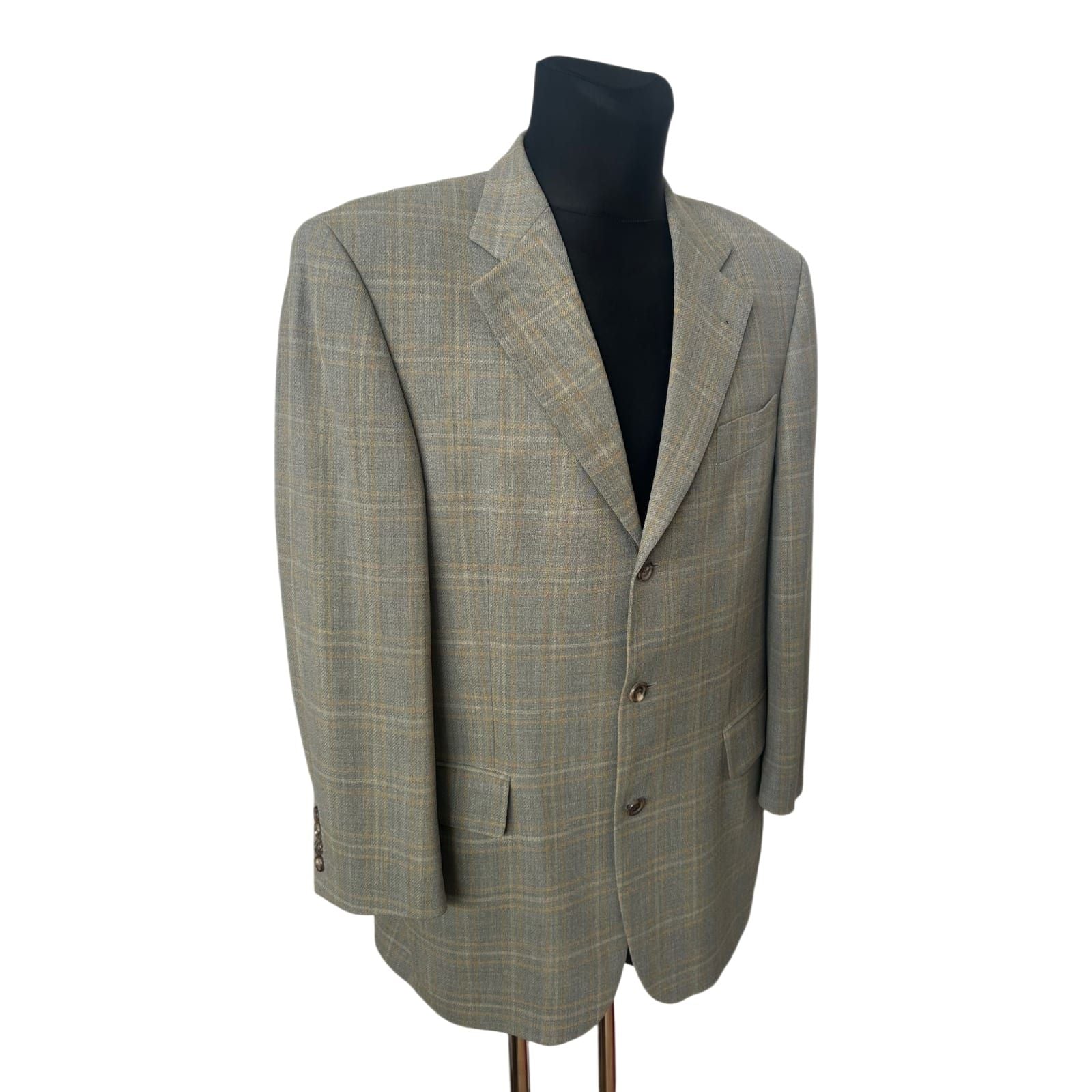 Windsor Sakko Gr 50 Ermenegildo Zegna Stoff Herrenjacke Karo Elegant