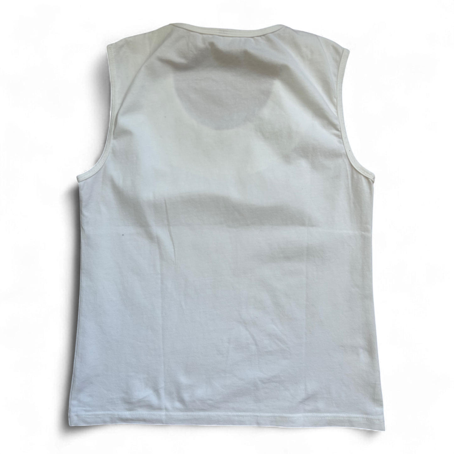 Rosalie Damen Top Weiß Größe 40 Baumwolle Strass Rundhals Stretch