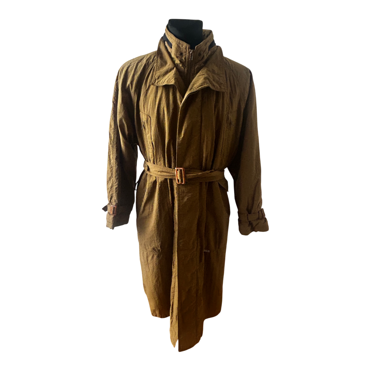 Klimatex Trenchcoat Herren Gr 52 Vintage Mantel Wasserfest Winddicht Atmungsaktiv