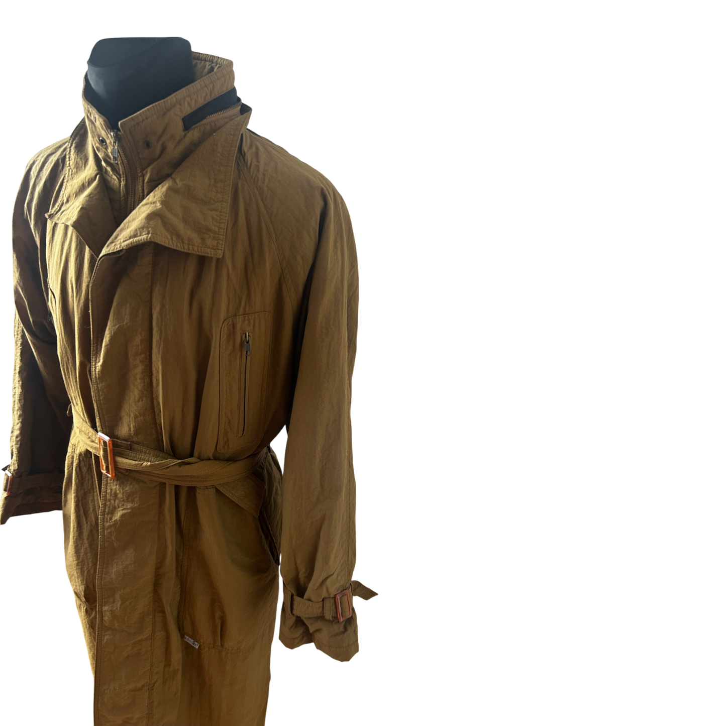 Klimatex Trenchcoat Herren Gr 52 Vintage Mantel Wasserfest Winddicht Atmungsaktiv