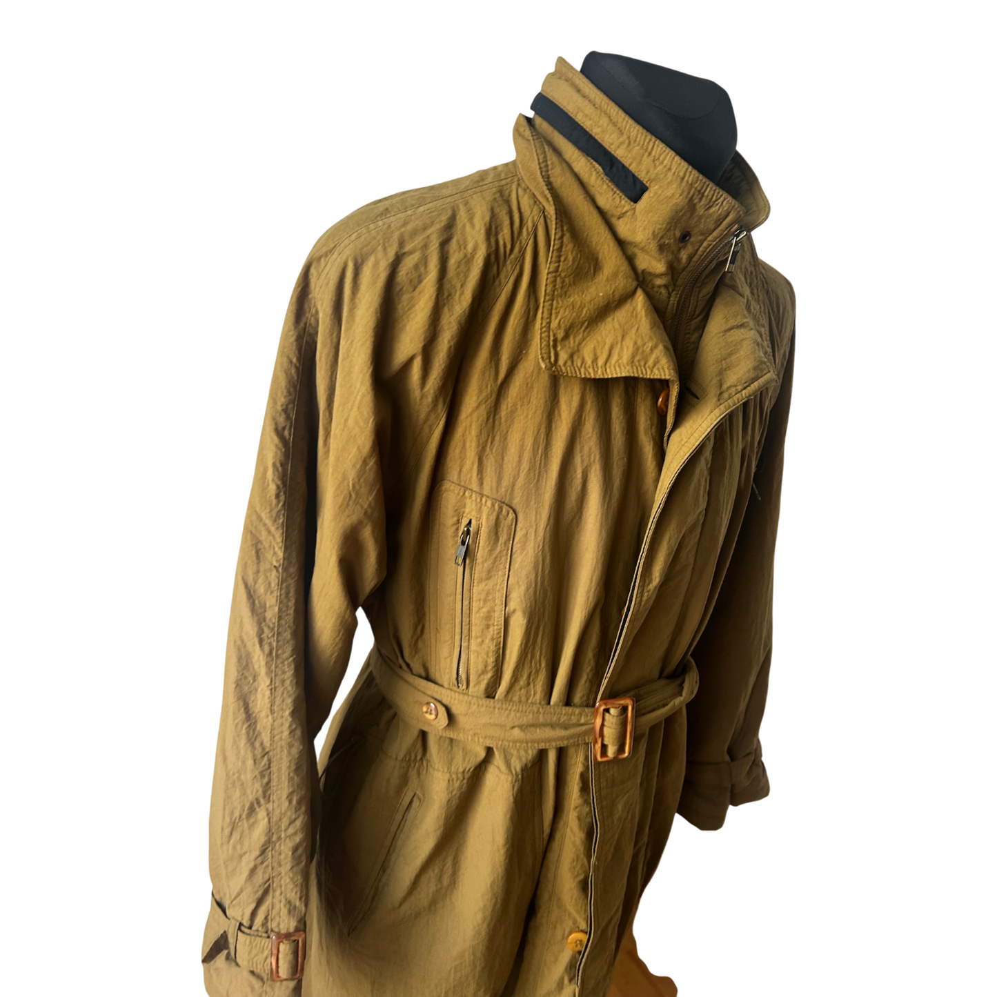 Klimatex Trenchcoat Herren Gr 52 Vintage Mantel Wasserfest Winddicht Atmungsaktiv
