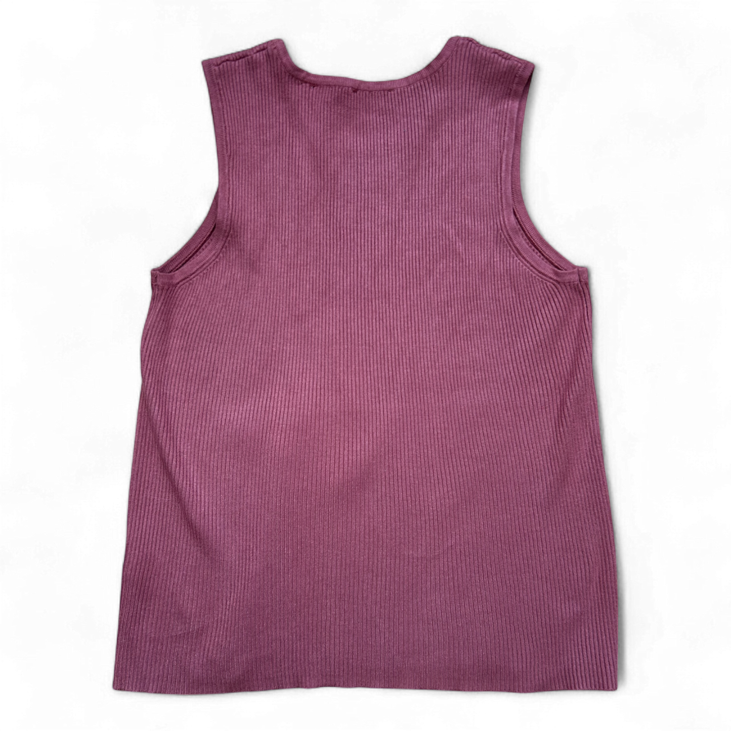 TCM Damen Top 40 42 Kupferbraun Viskosemix Gerippt Rundhals Rippjersey Casual