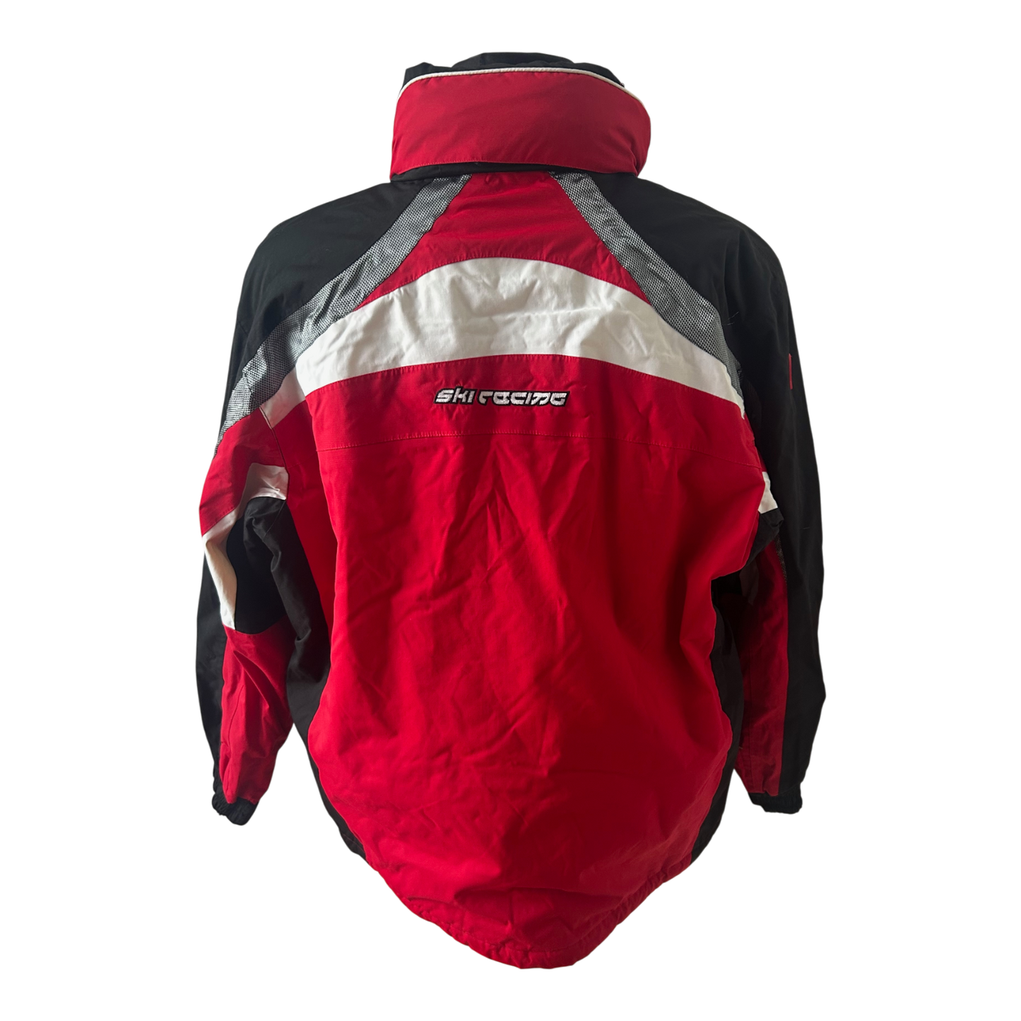 Multitex Herren Skijacke XL Rot Schwarz Outdoor Jacke Winter Funktionsjacke Gr 56