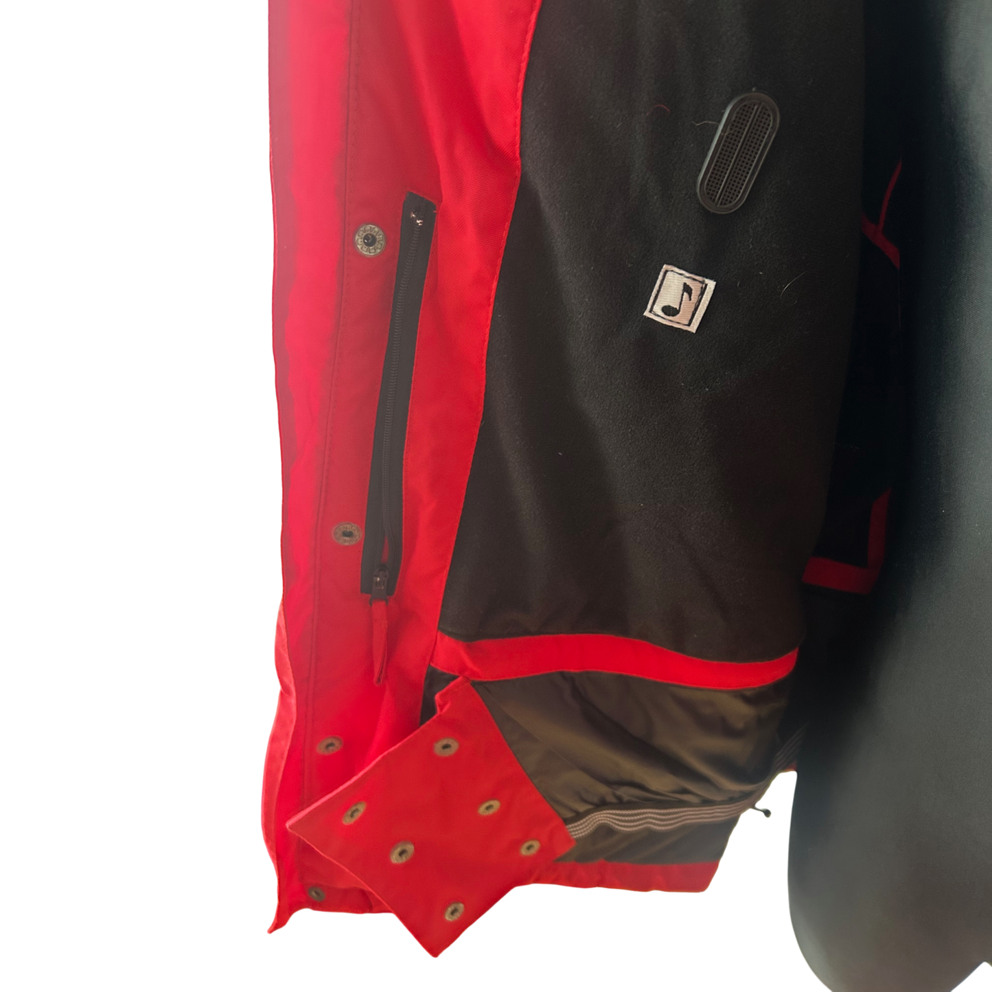 Multitex Herren Skijacke XL Rot Schwarz Outdoor Jacke Winter Funktionsjacke Gr 56