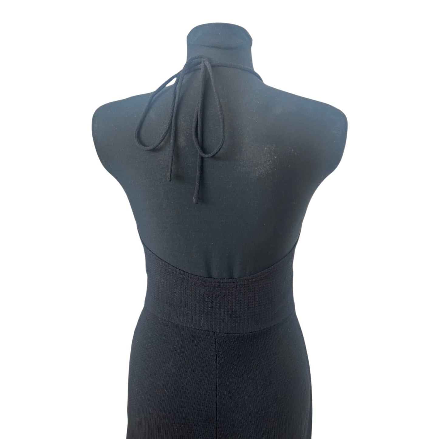 Bershka Jumpsuit Damen Overall Gr L Schwarz Elegant Cut Out Sommer Chic