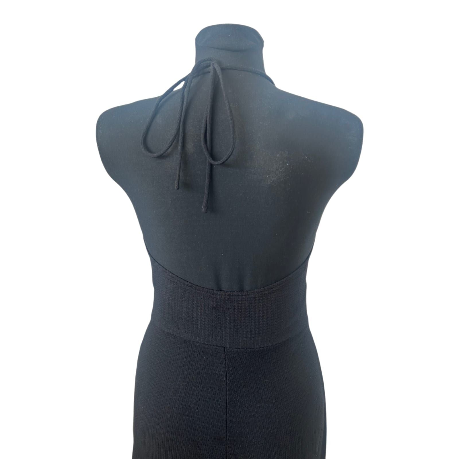 Bershka Jumpsuit Damen Overall Gr L Schwarz Elegant Cut Out Sommer Chic