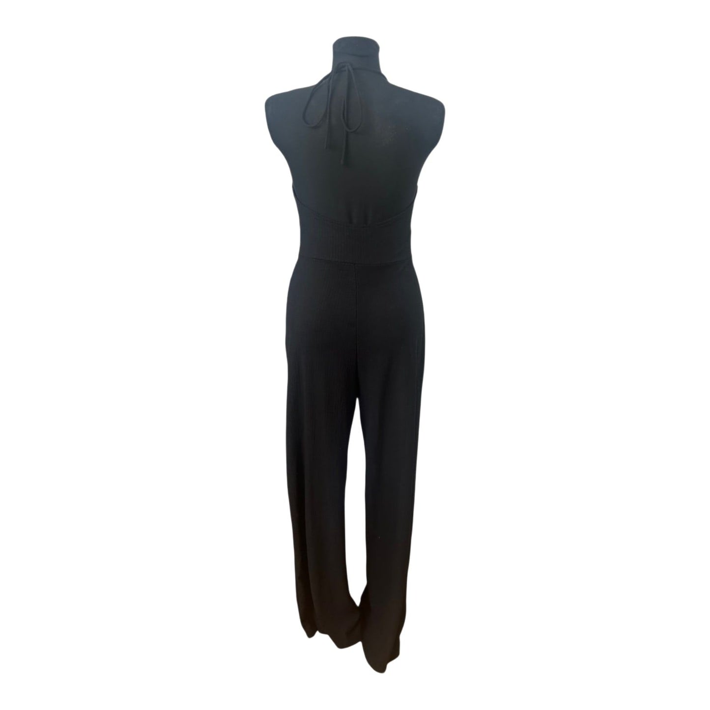 Bershka Jumpsuit Damen Overall Gr L Schwarz Elegant Cut Out Sommer Chic