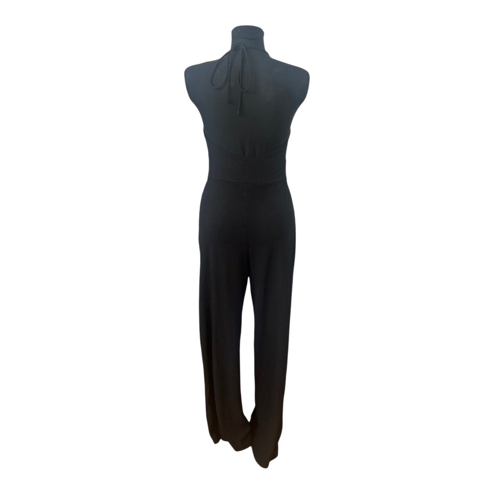Bershka Jumpsuit Damen Overall Gr L Schwarz Elegant Cut Out Sommer Chic