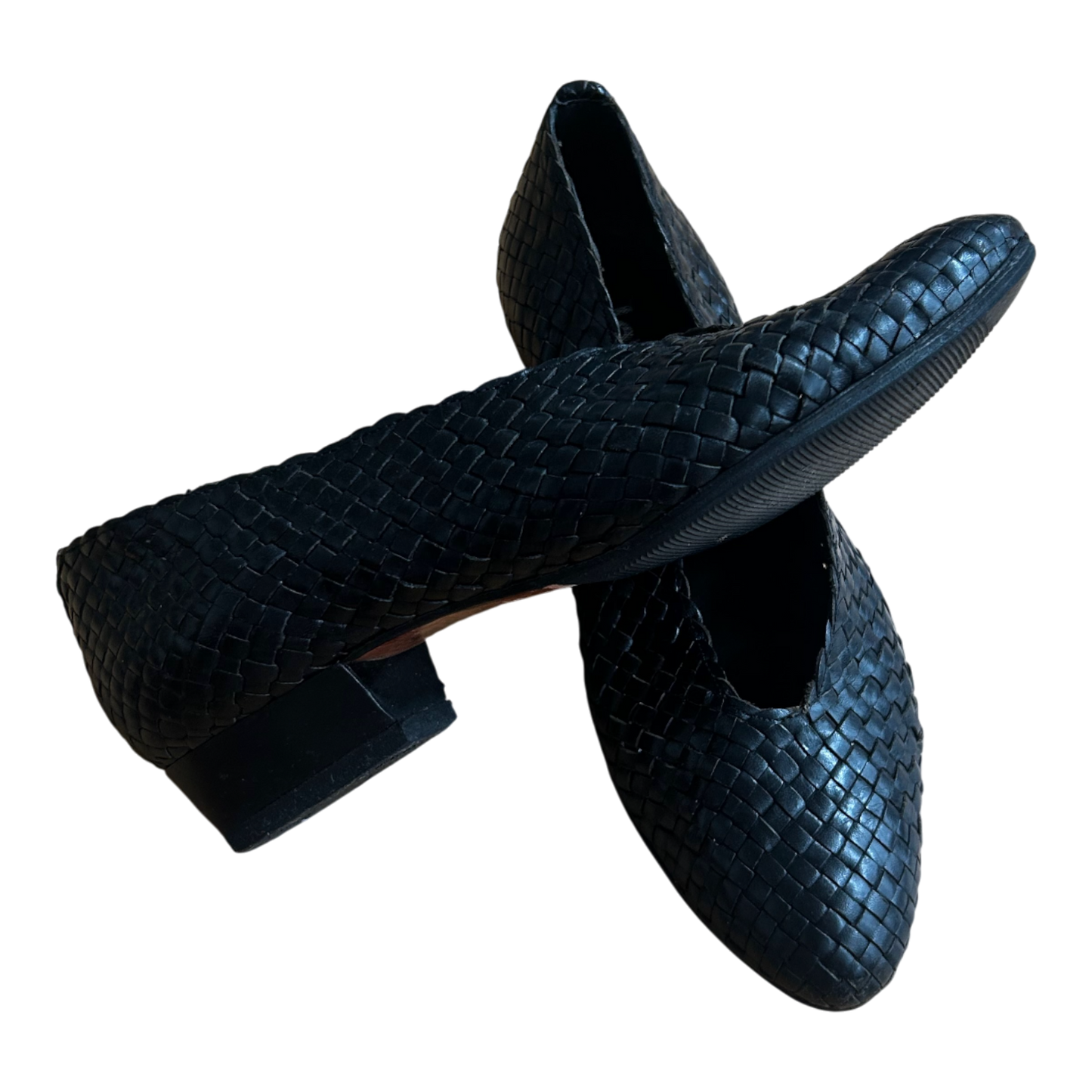 OXMOX Damen Halbschuhe Gr 36 Leder Made in Italy Schwarz Elegant