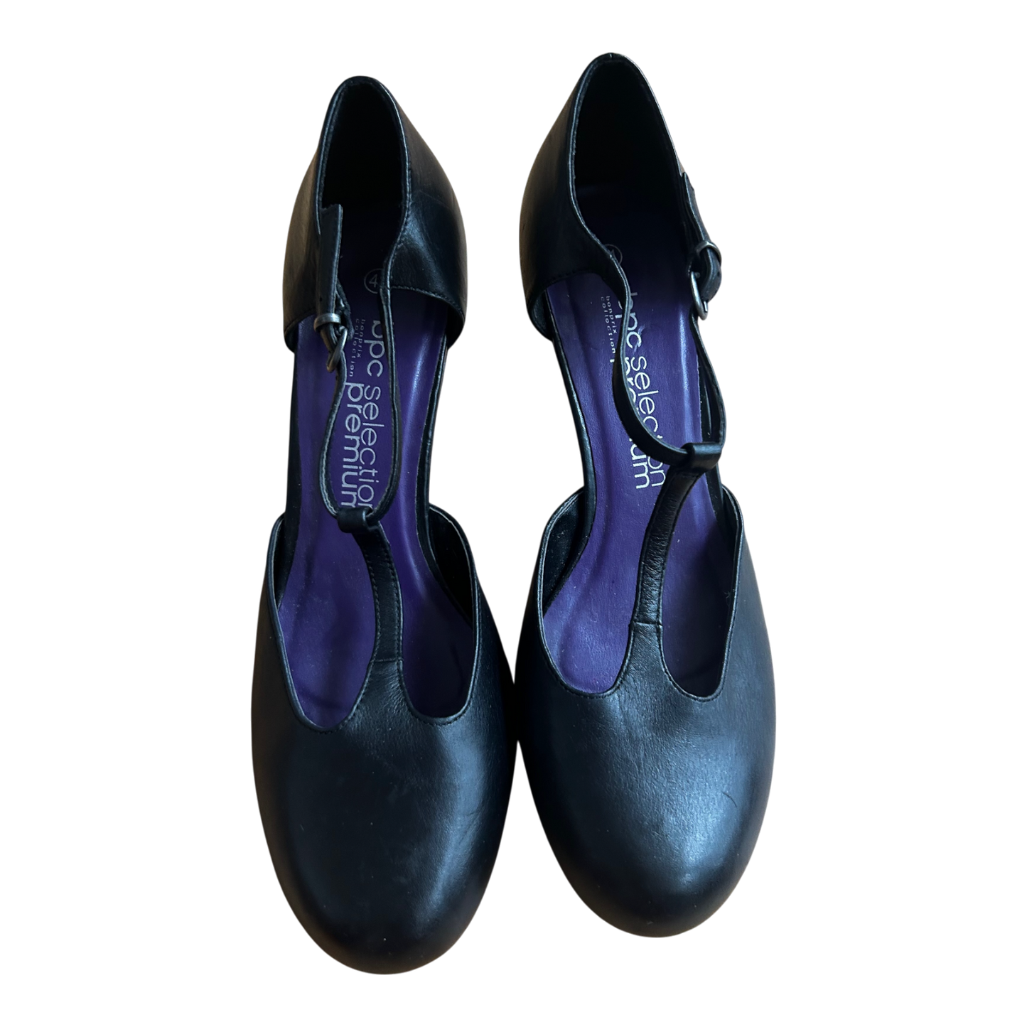 bpc Selection Premium Pumps Leder Damen Schwarz Gr 41 Riemen Elegant Neu