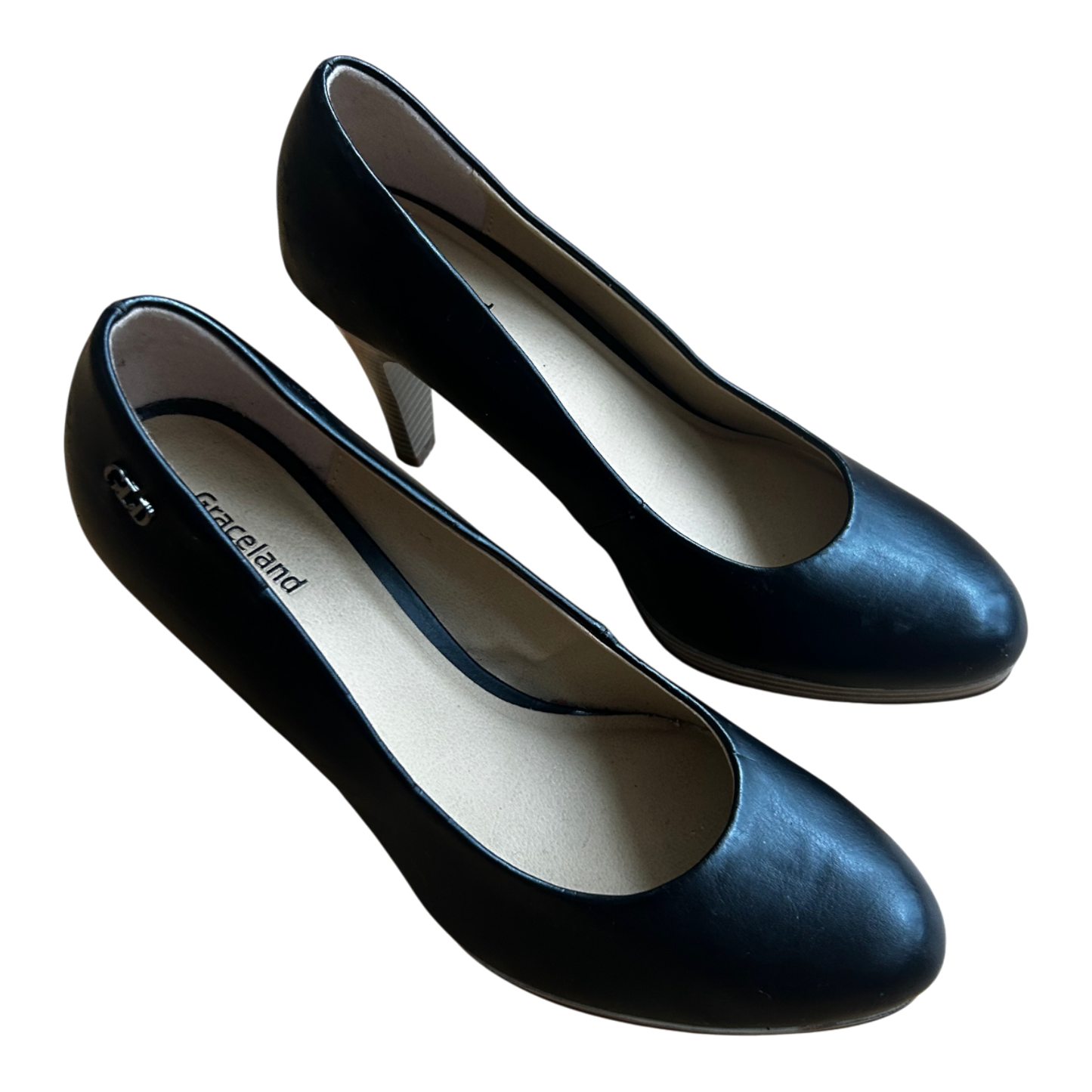 Graceland Pumps Damen Schwarz Vegan Gr 37 Absatzschuhe Elegant Klassiker Top