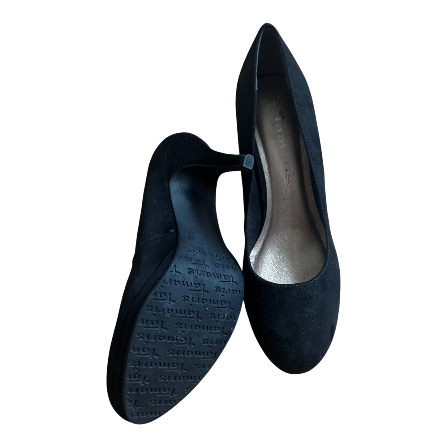 Tamaris Pumps Damen Veganleder Schwarz Gr 39 Elegant Klassiker Absatzschuhe Neu