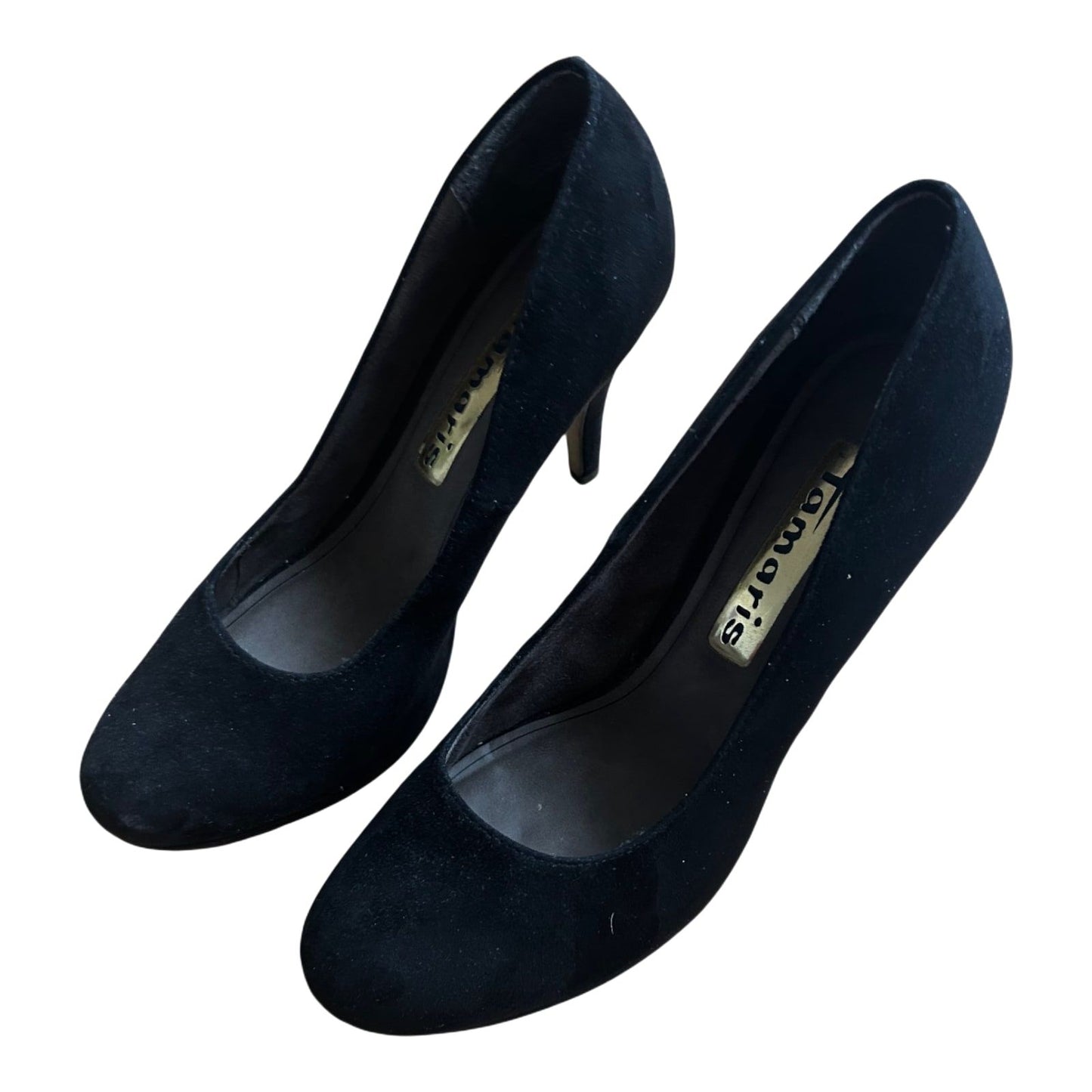Tamaris Pumps Damen Veganleder Schwarz Gr 40 Elegant Klassiker Absatzschuhe Komfort