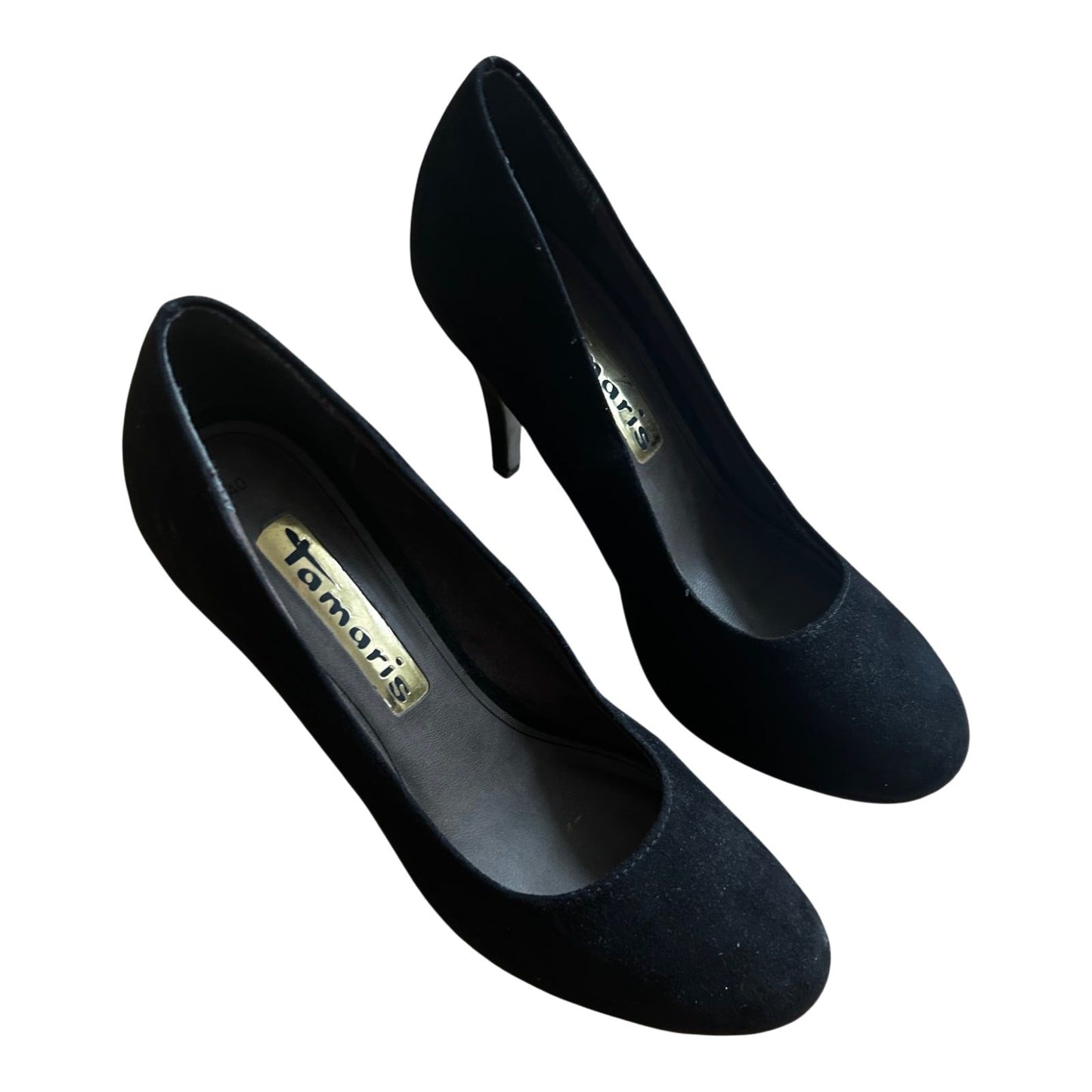 Tamaris Pumps Damen Veganleder Schwarz Gr 40 Elegant Klassiker Absatzschuhe Komfort