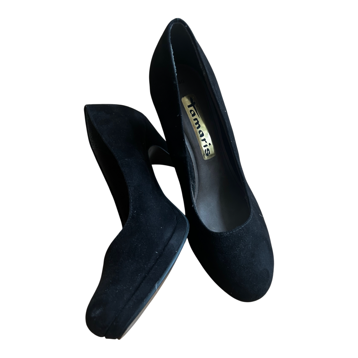 Tamaris Pumps Damen Veganleder Schwarz Gr 40 Elegant Klassiker Absatzschuhe Komfort